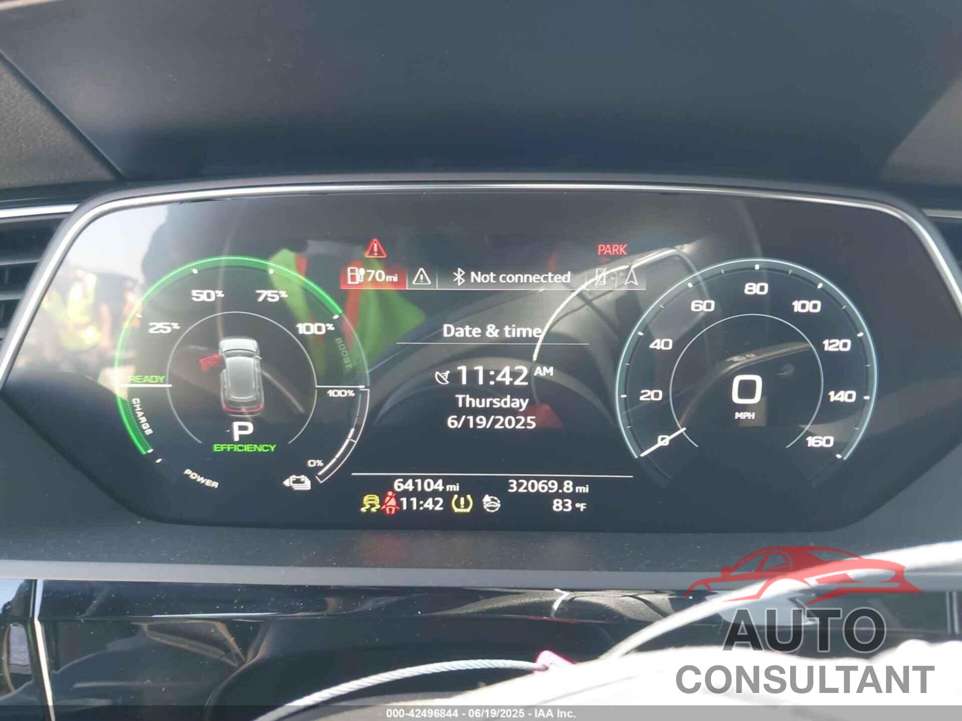 AUDI E-TRON SPORTBACK 2020 - WA12ABGE6LB035499