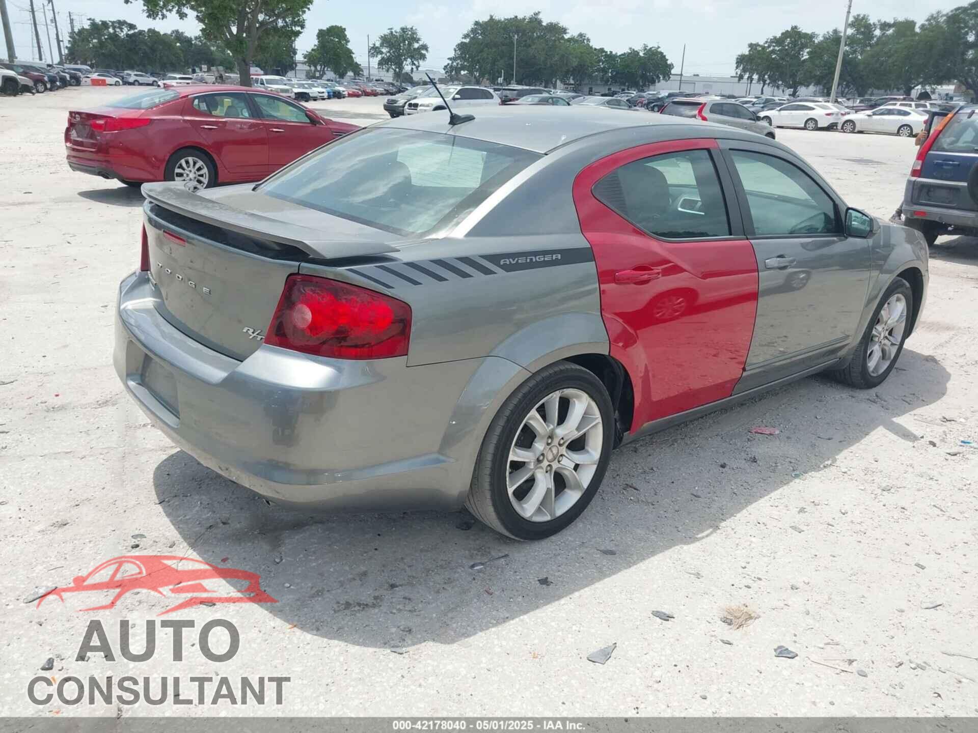 DODGE AVENGER 2013 - 1C3CDZBG4DN590183