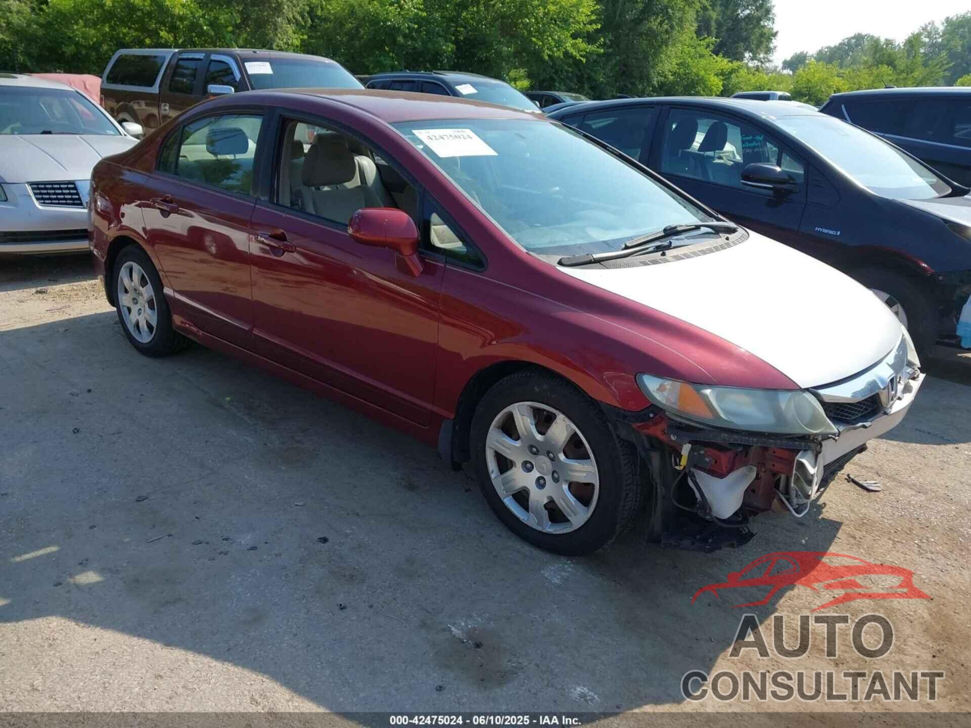 HONDA CIVIC 2010 - 19XFA1E56AE026032