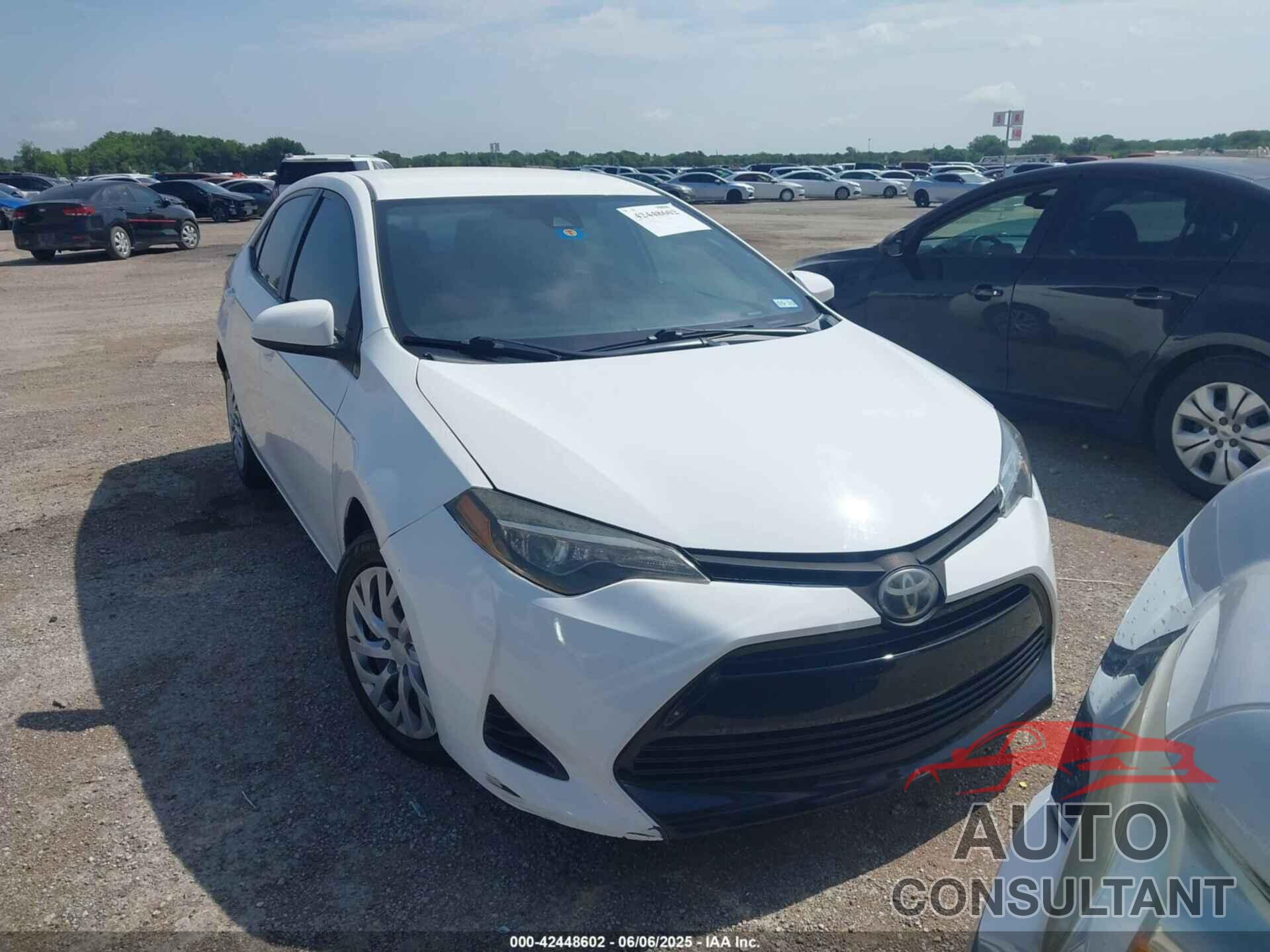 TOYOTA COROLLA 2017 - 2T1BURHE5HC893804