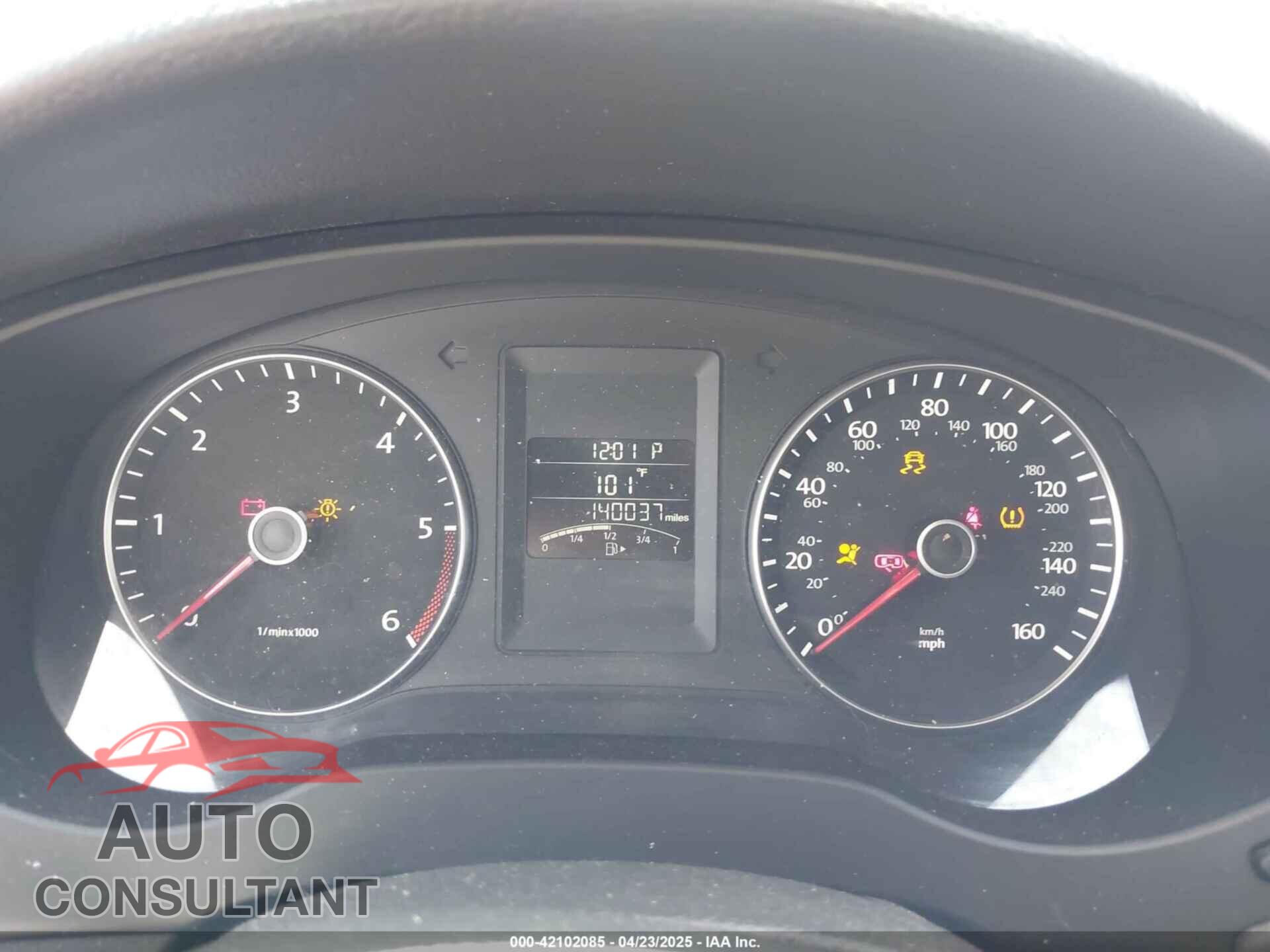VOLKSWAGEN JETTA 2014 - 3VWLL7AJ3EM406828