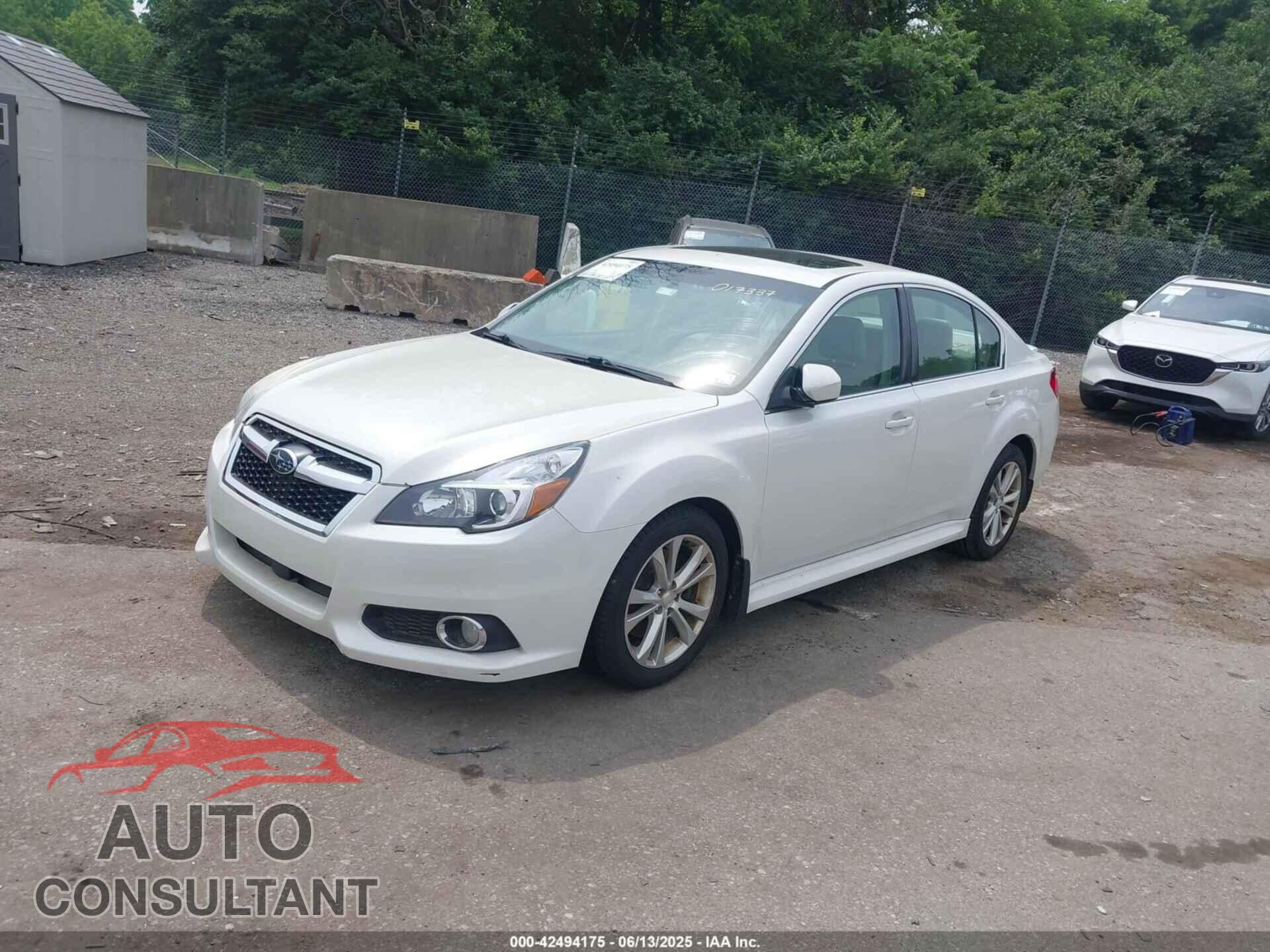 SUBARU LEGACY 2014 - 4S3BMDL68E2017337