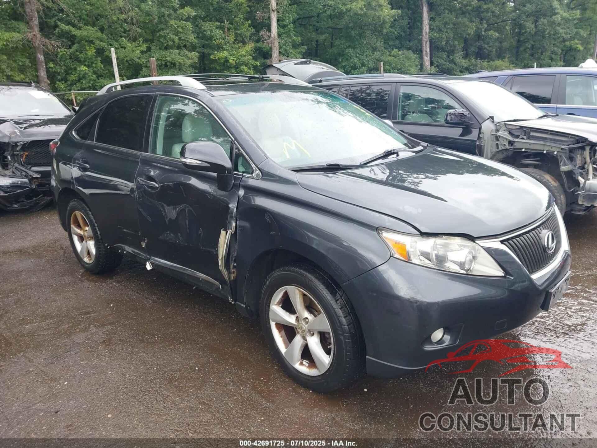 LEXUS RX 350 2010 - 2T2BK1BA8AC074414