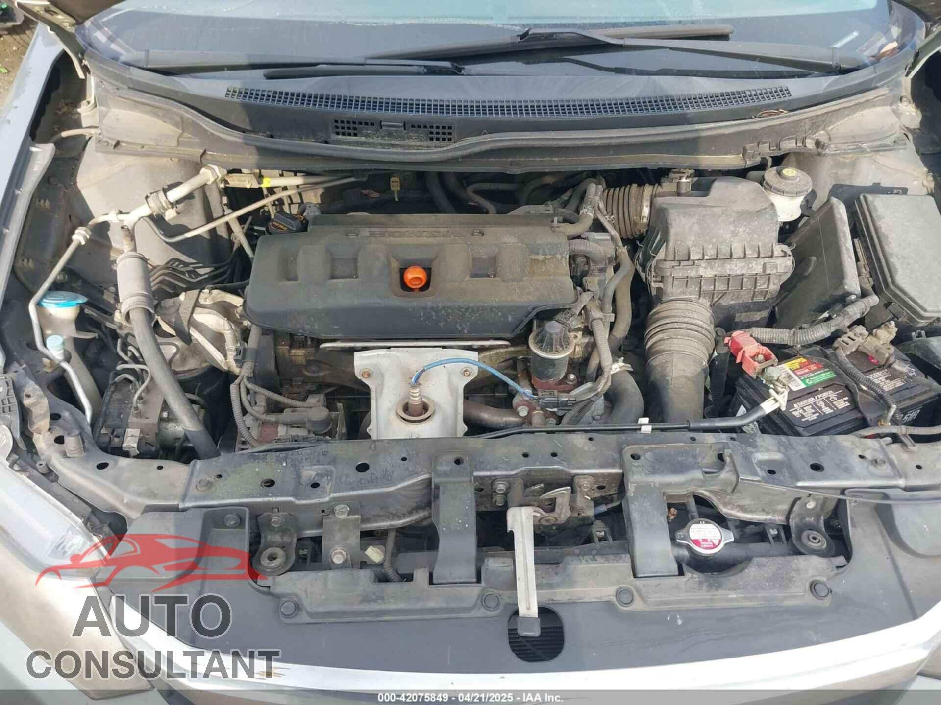 HONDA CIVIC 2012 - 2HGFB2F52CH606582