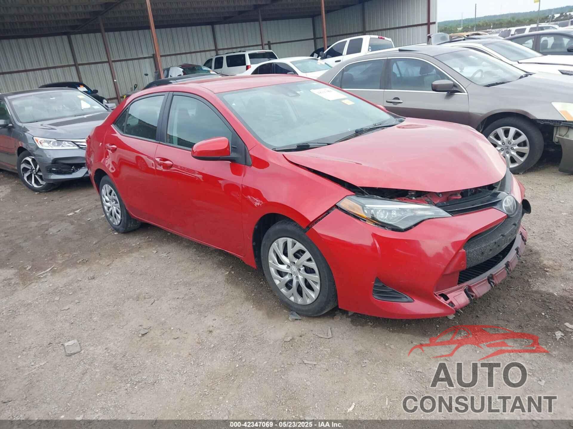 TOYOTA COROLLA 2019 - 2T1BURHE2KC236174