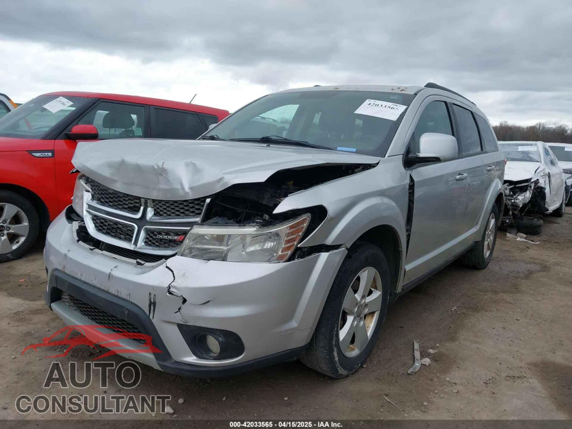 DODGE JOURNEY 2012 - 3C4PDCBG7CT272891