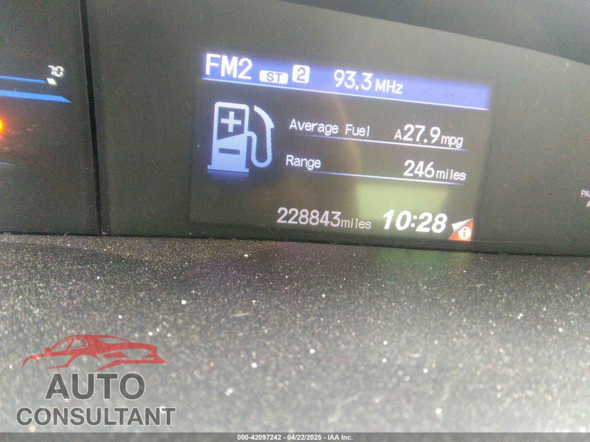 HONDA CIVIC 2012 - 19XFB2F59CE043024