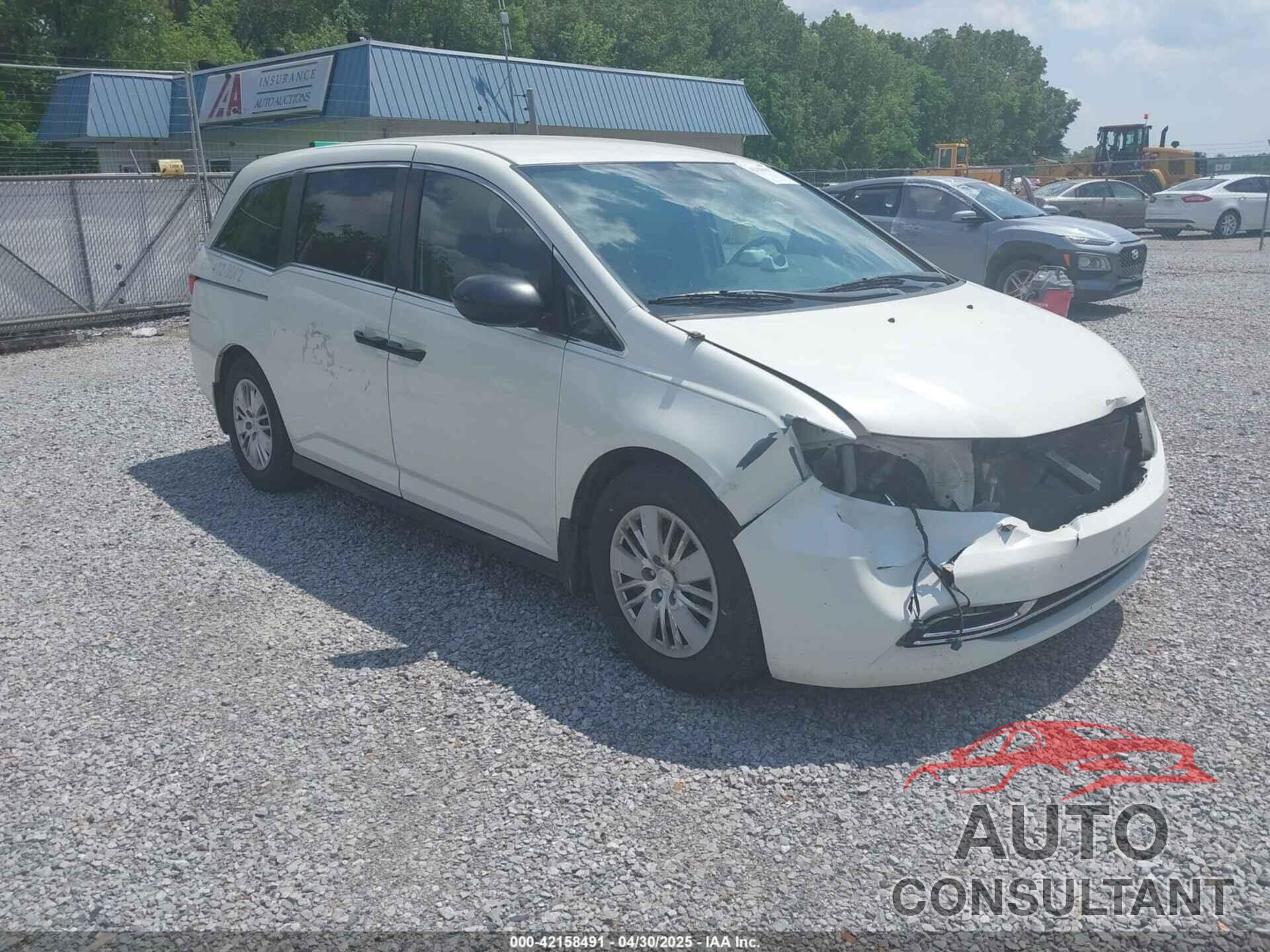 HONDA ODYSSEY 2017 - 5FNRL5H27HB017067