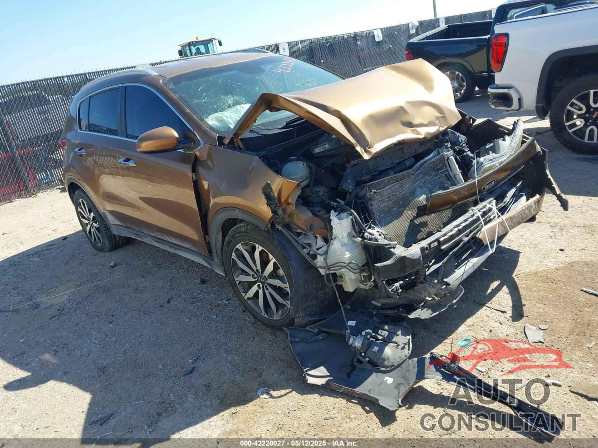 KIA SPORTAGE 2017 - KNDPN3AC9H7074904