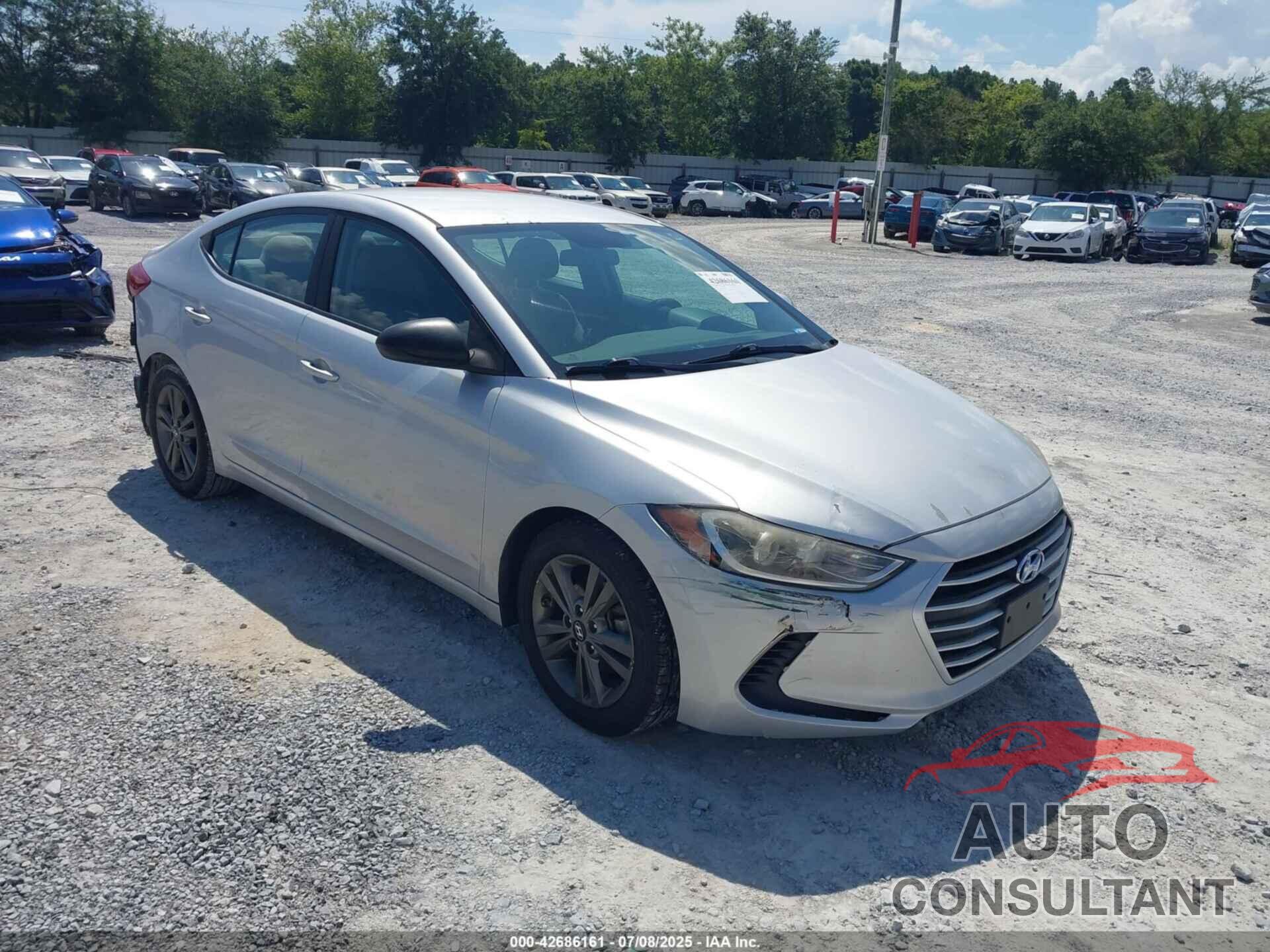 HYUNDAI ELANTRA 2018 - 5NPD84LF9JH228973