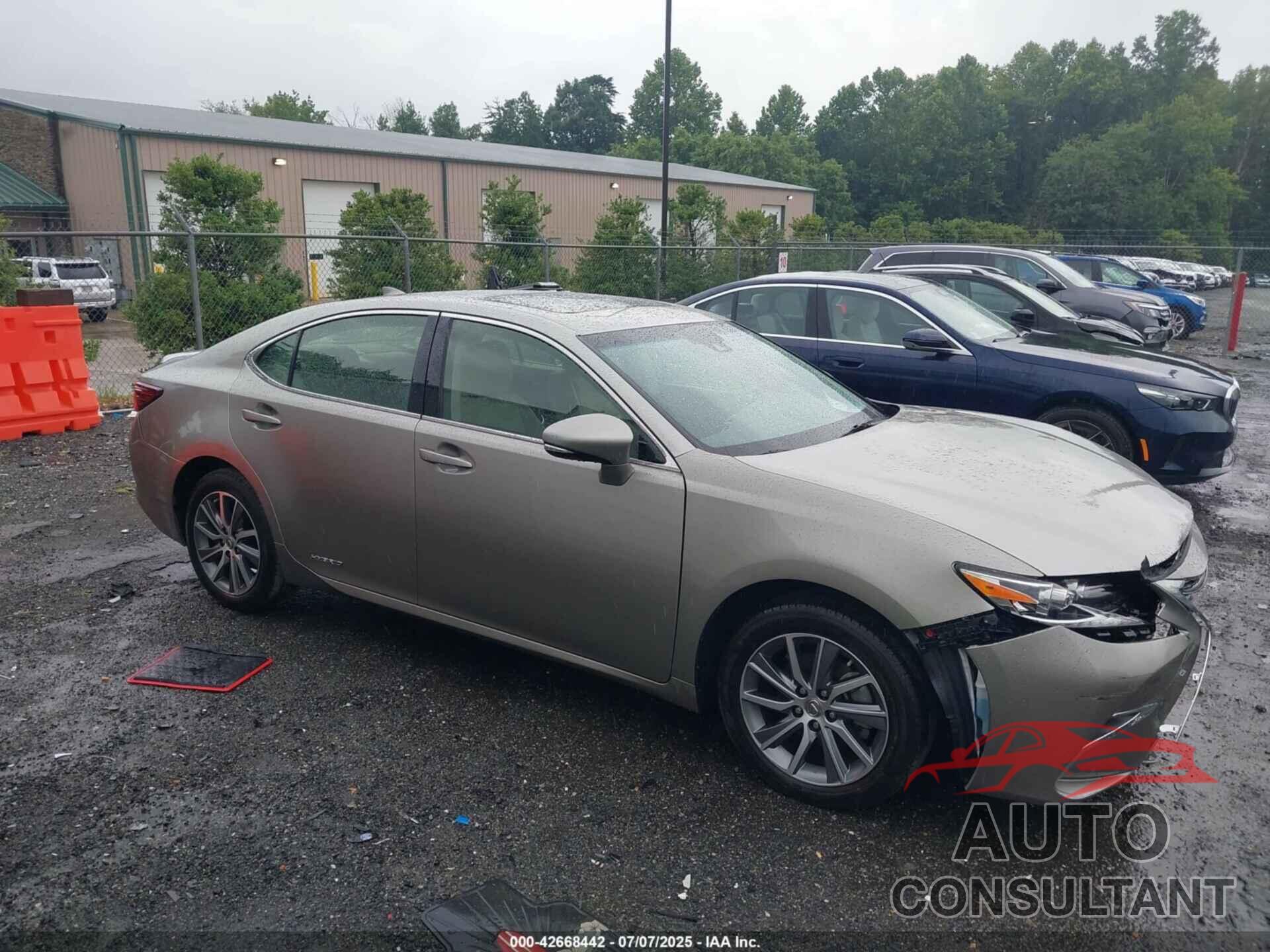 LEXUS ES 300H 2017 - JTHBW1GG3H2143412