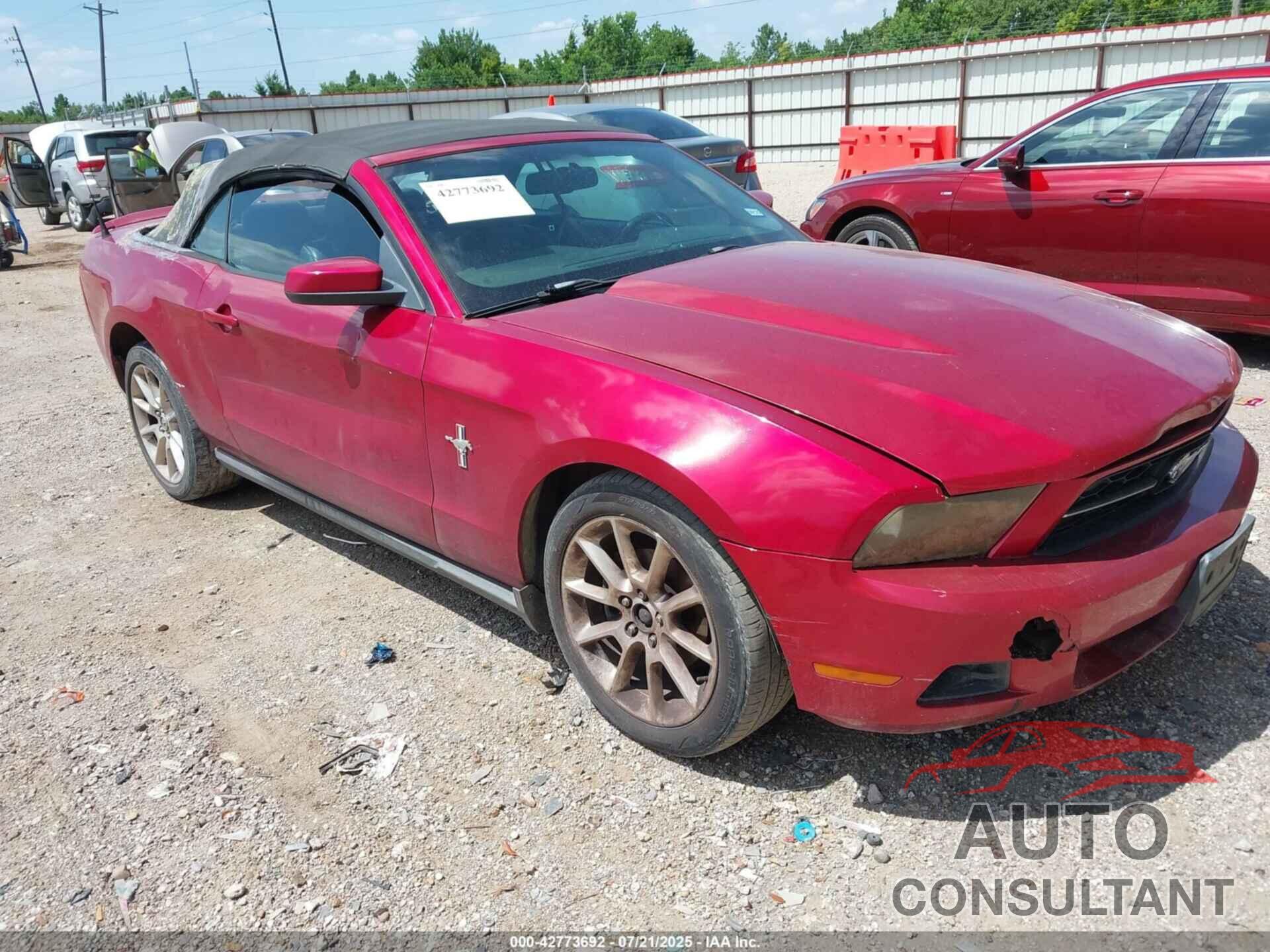 FORD MUSTANG 2010 - 1ZVBP8EN3A5148278