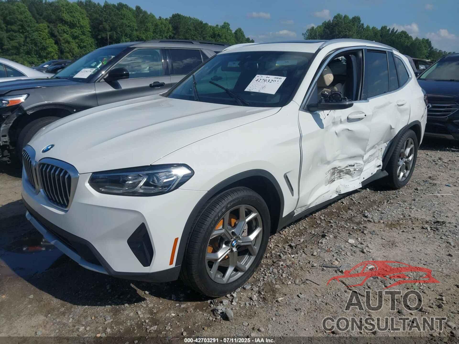 BMW X3 2022 - 5UX53DP07N9M93588