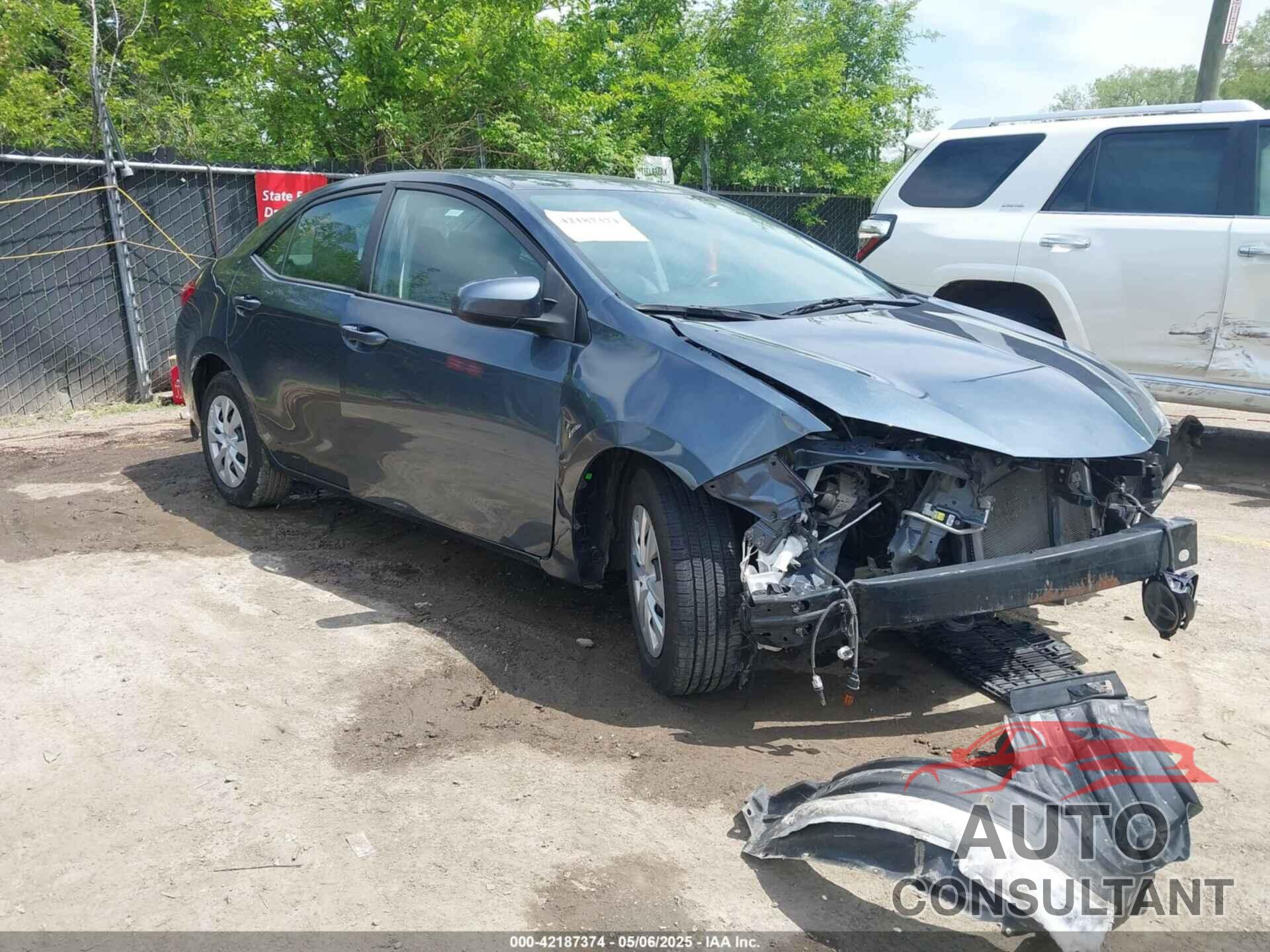 TOYOTA COROLLA 2019 - 2T1BURHE1KC149916