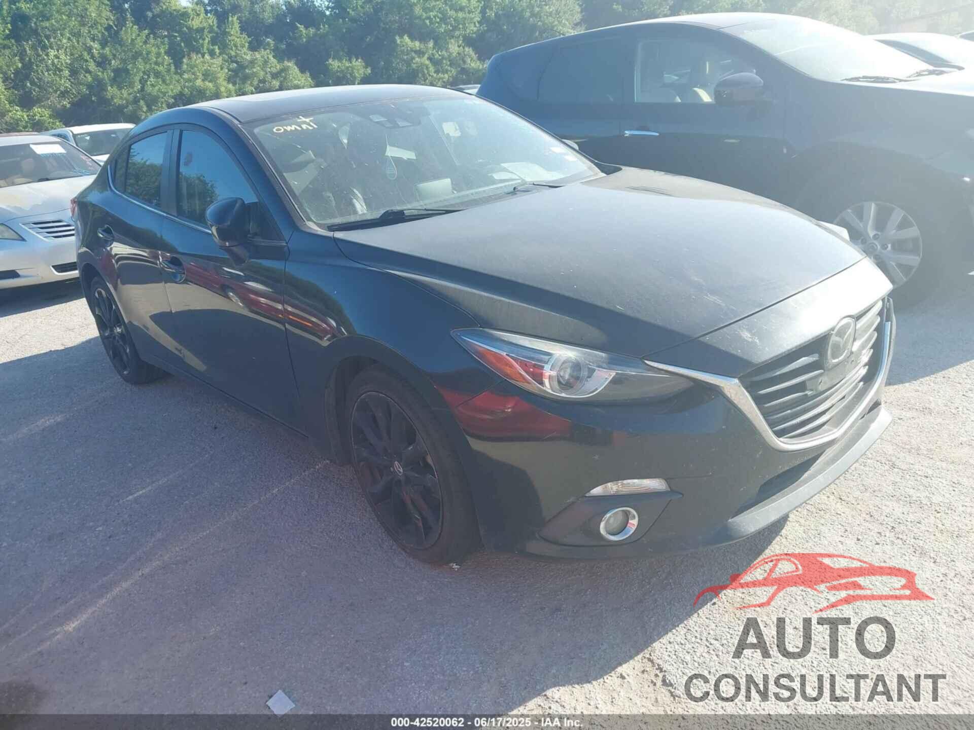 MAZDA MAZDA3 2014 - JM1BM1W3XE1136335