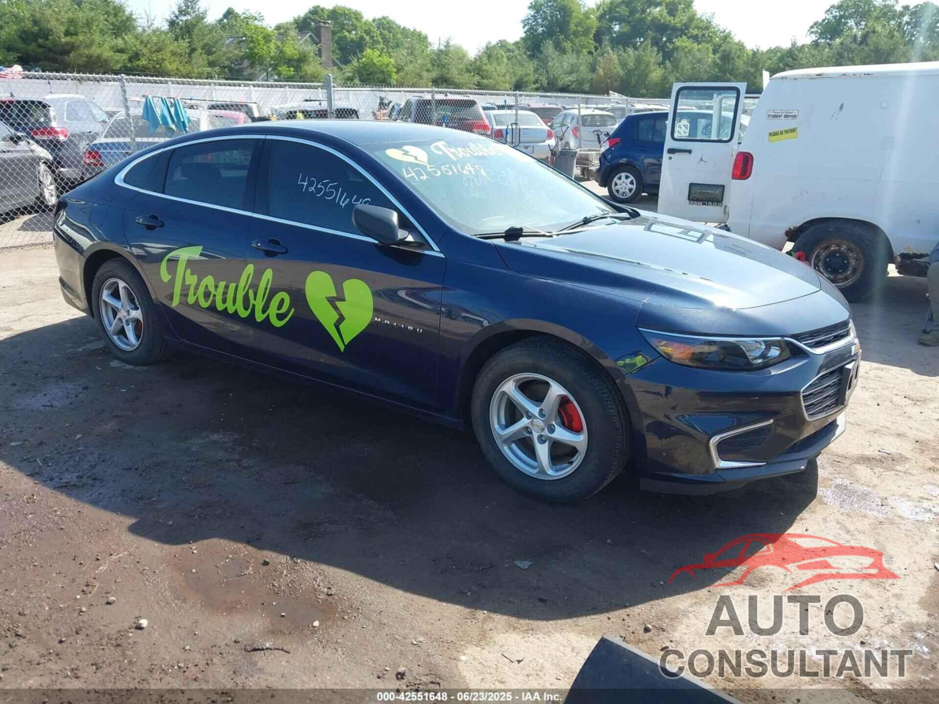 CHEVROLET MALIBU 2016 - 1G1ZB5ST0GF351450