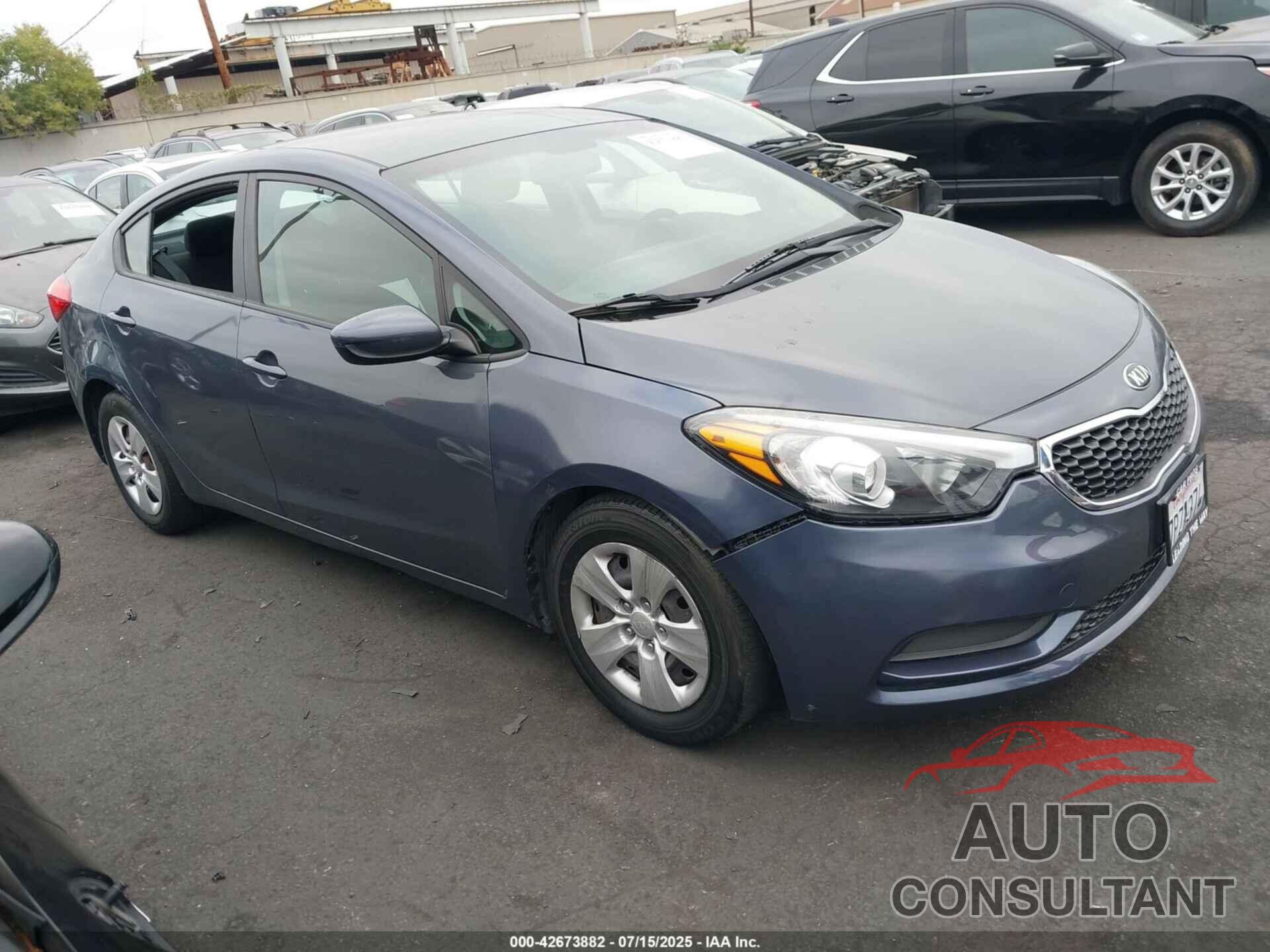 KIA FORTE 2016 - KNAFK4A62G5544671