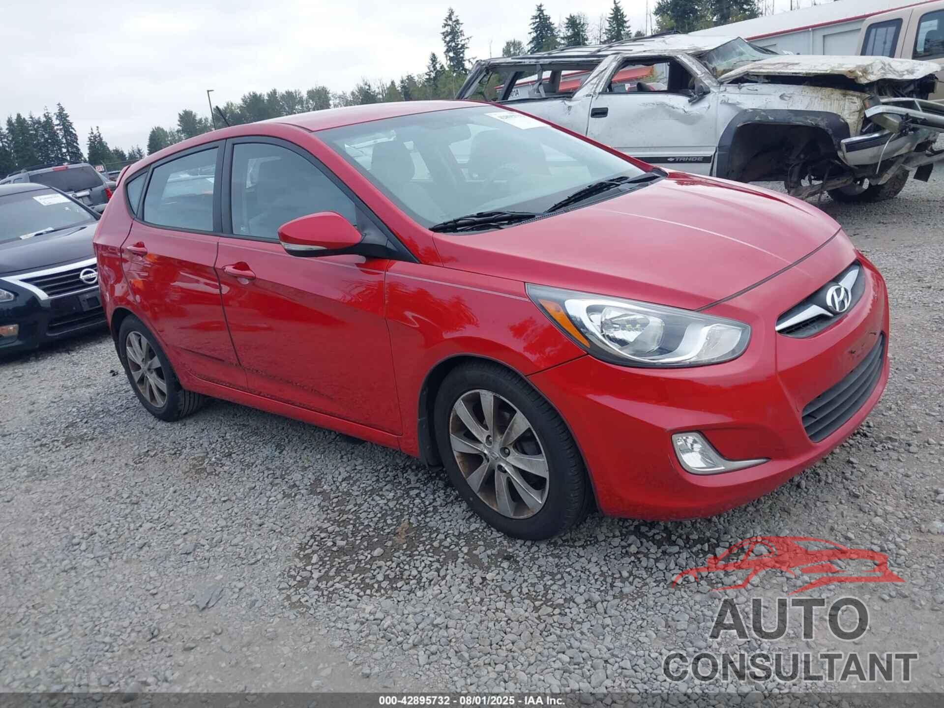 HYUNDAI ACCENT 2013 - KMHCU5AE2DU084955