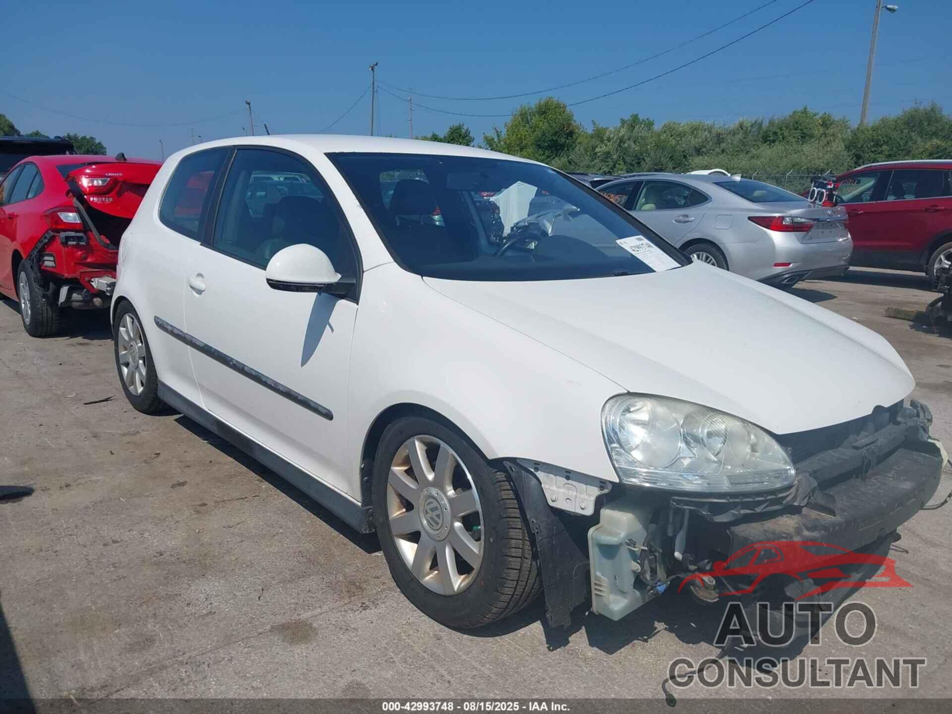 VOLKSWAGEN RABBIT 2009 - WVWBA71K79W014597