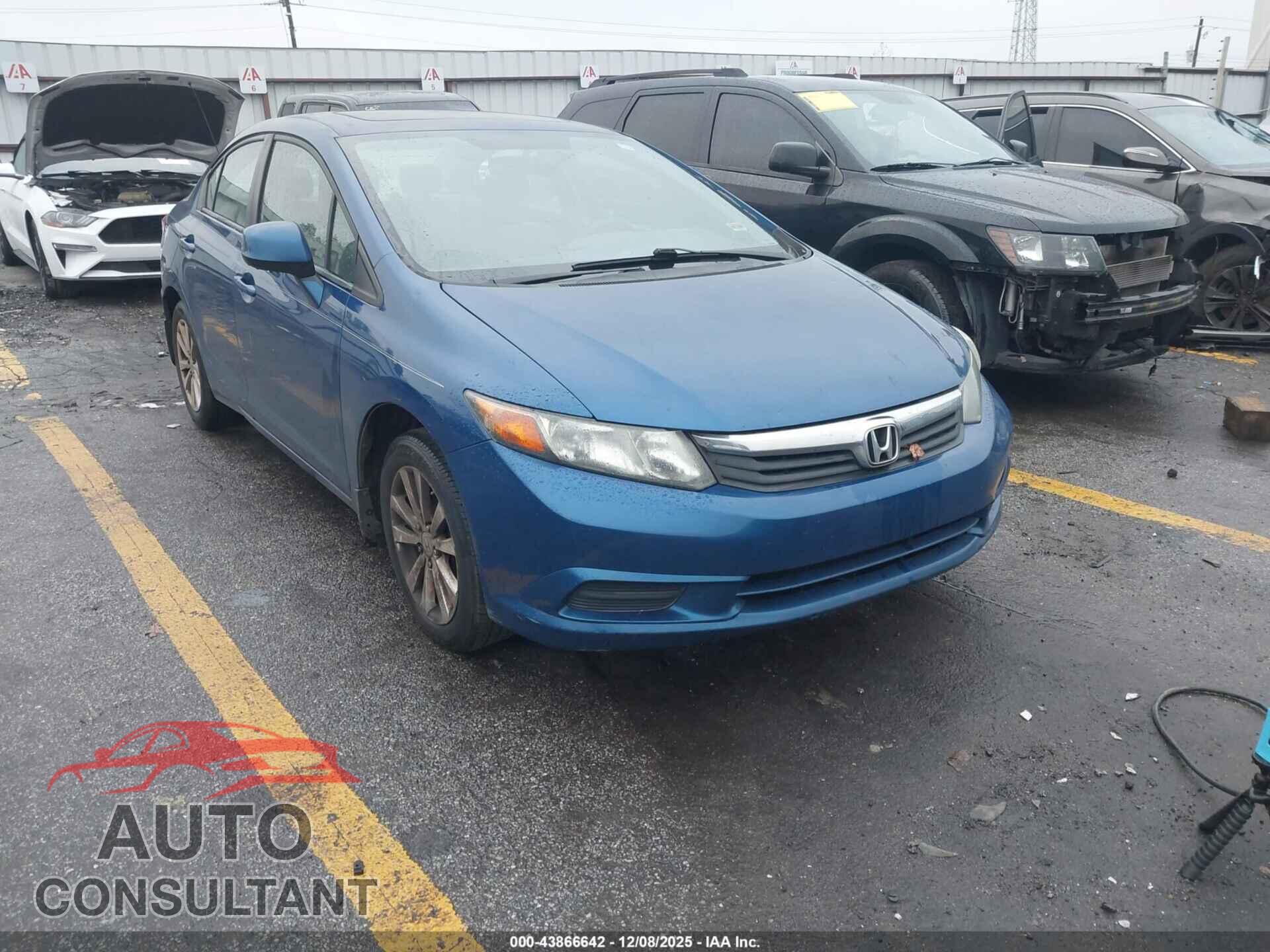 HONDA CIVIC 2012 - 19XFB2F83CE058659