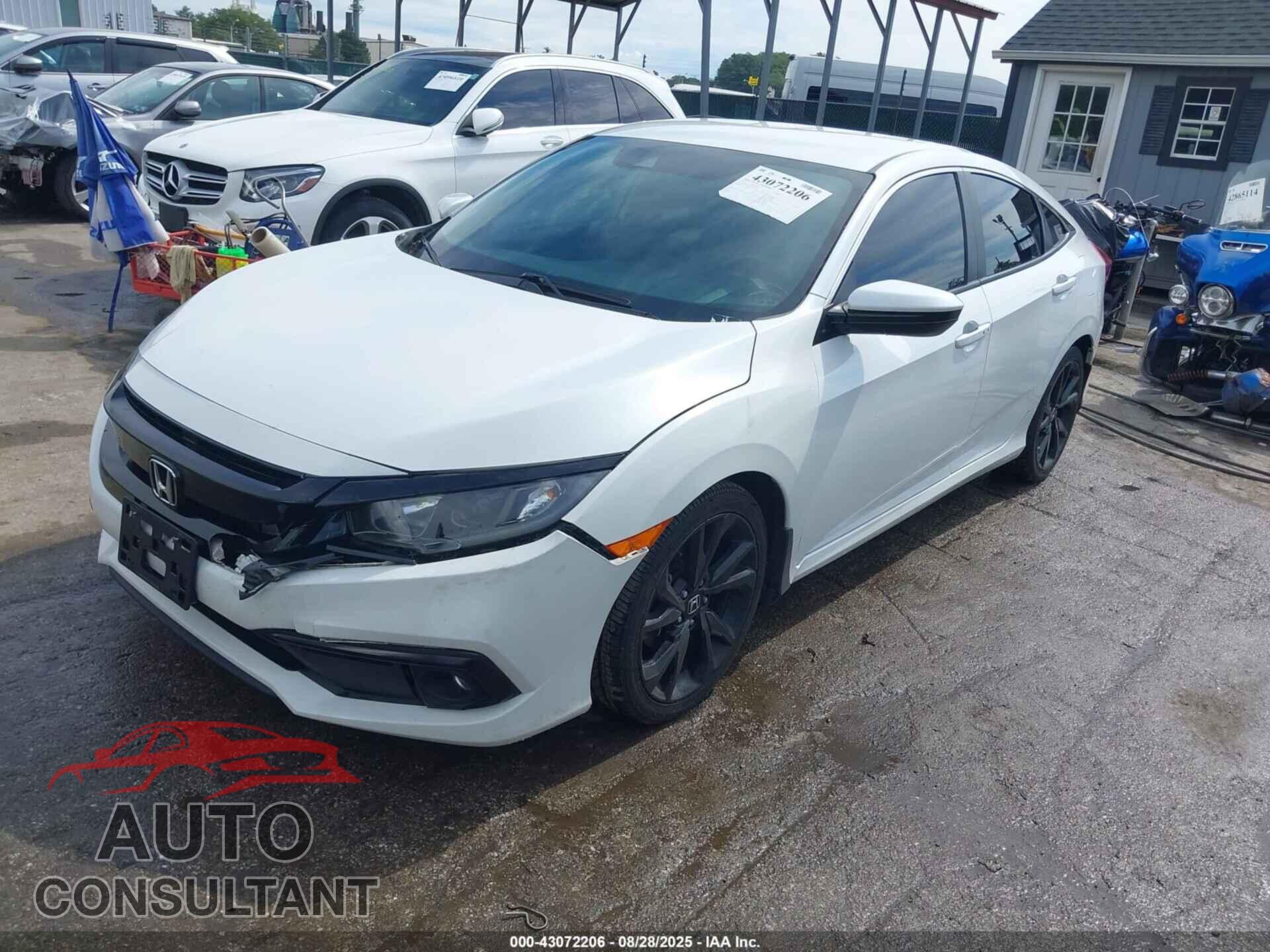 HONDA CIVIC 2019 - 2HGFC2F80KH605145