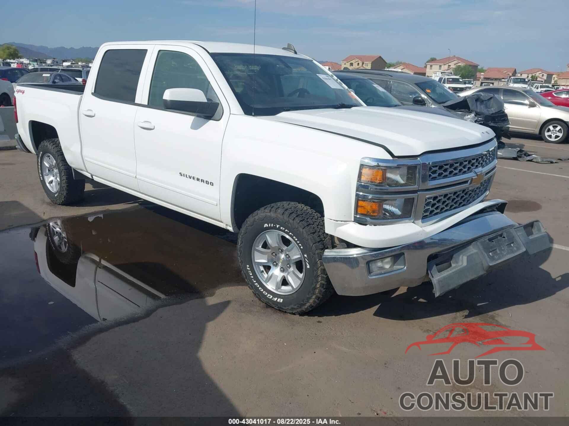CHEVROLET SILVERADO 2015 - 3GCUKREC0FG478474
