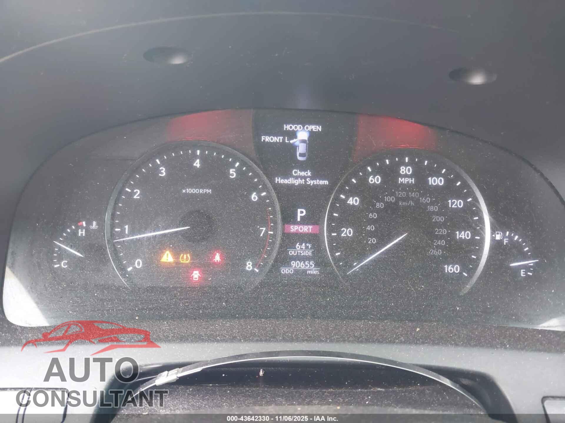 LEXUS LS 460 2014 - JTHBL5EF3E5127828