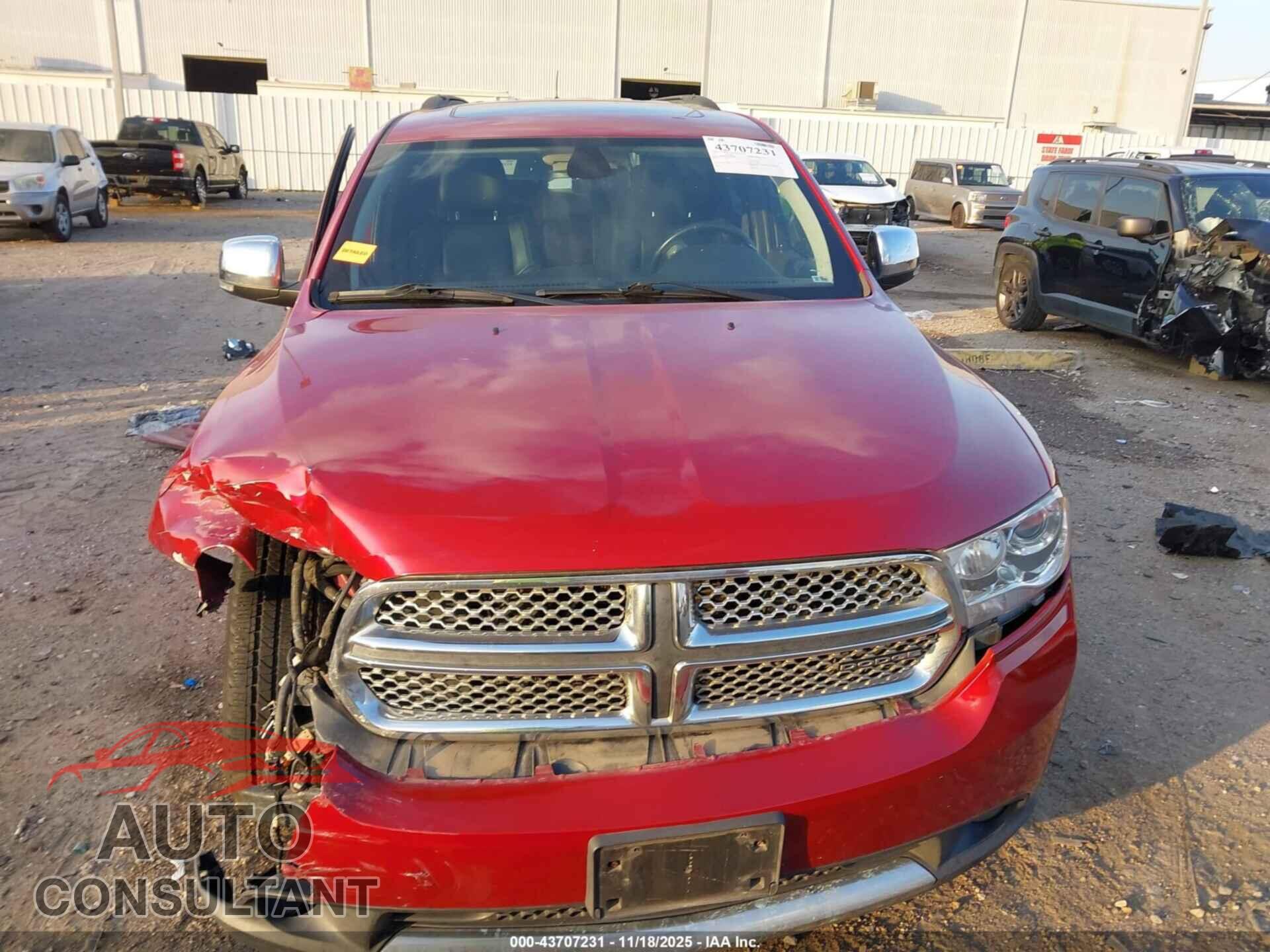 DODGE DURANGO 2011 - 1D4SD5GT7BC592687