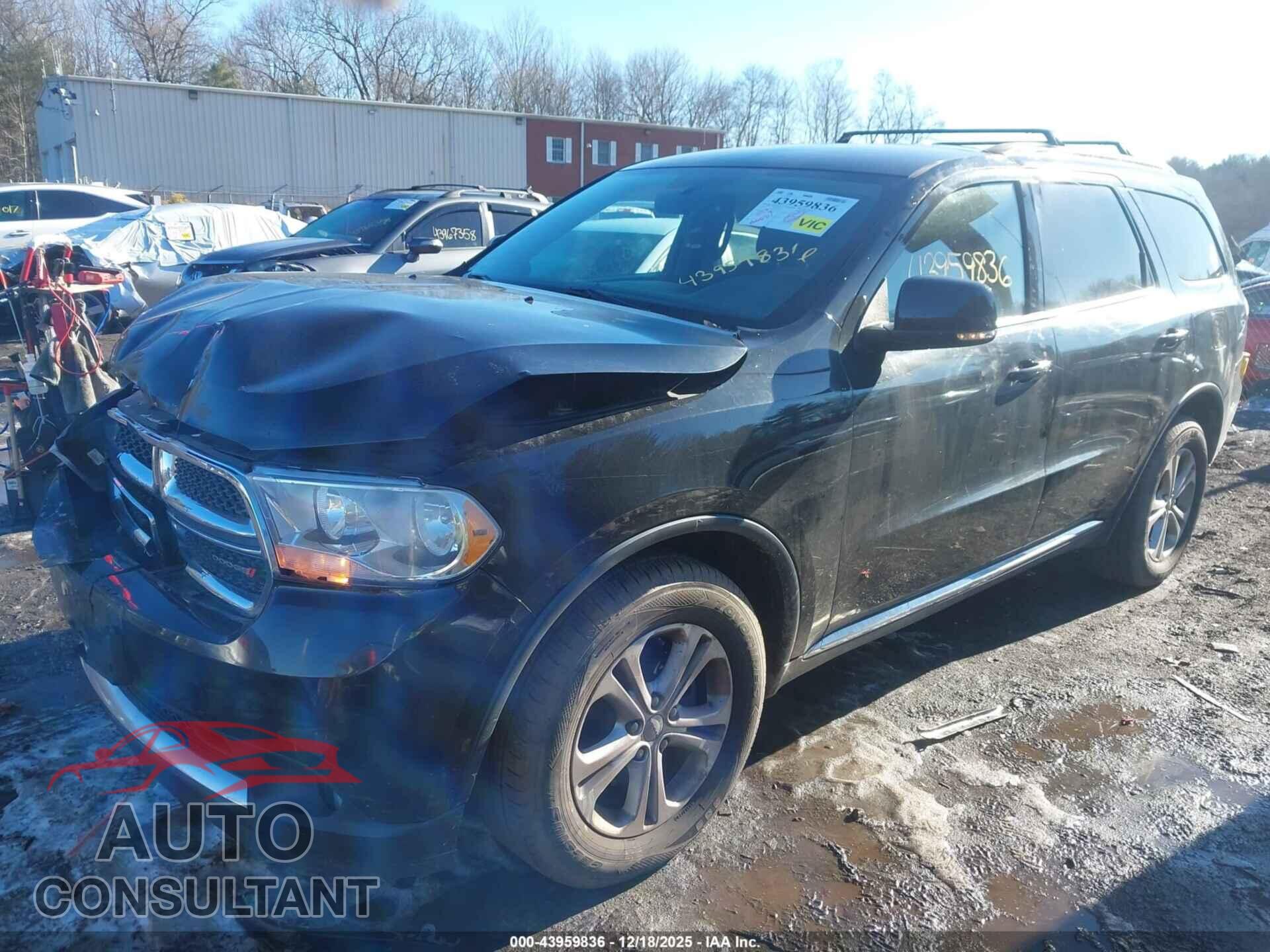 DODGE DURANGO 2012 - 1C4RDJDG5CC265766
