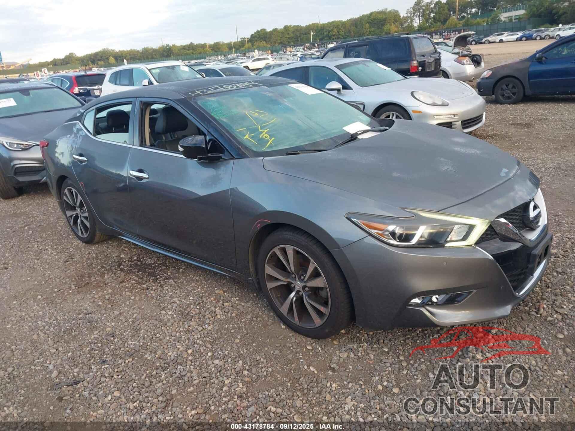 NISSAN MAXIMA 2017 - 1N4AA6AP0HC456466