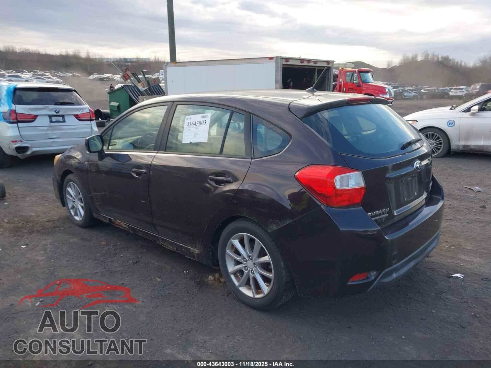 SUBARU IMPREZA 2012 - JF1GPAB66CH226217