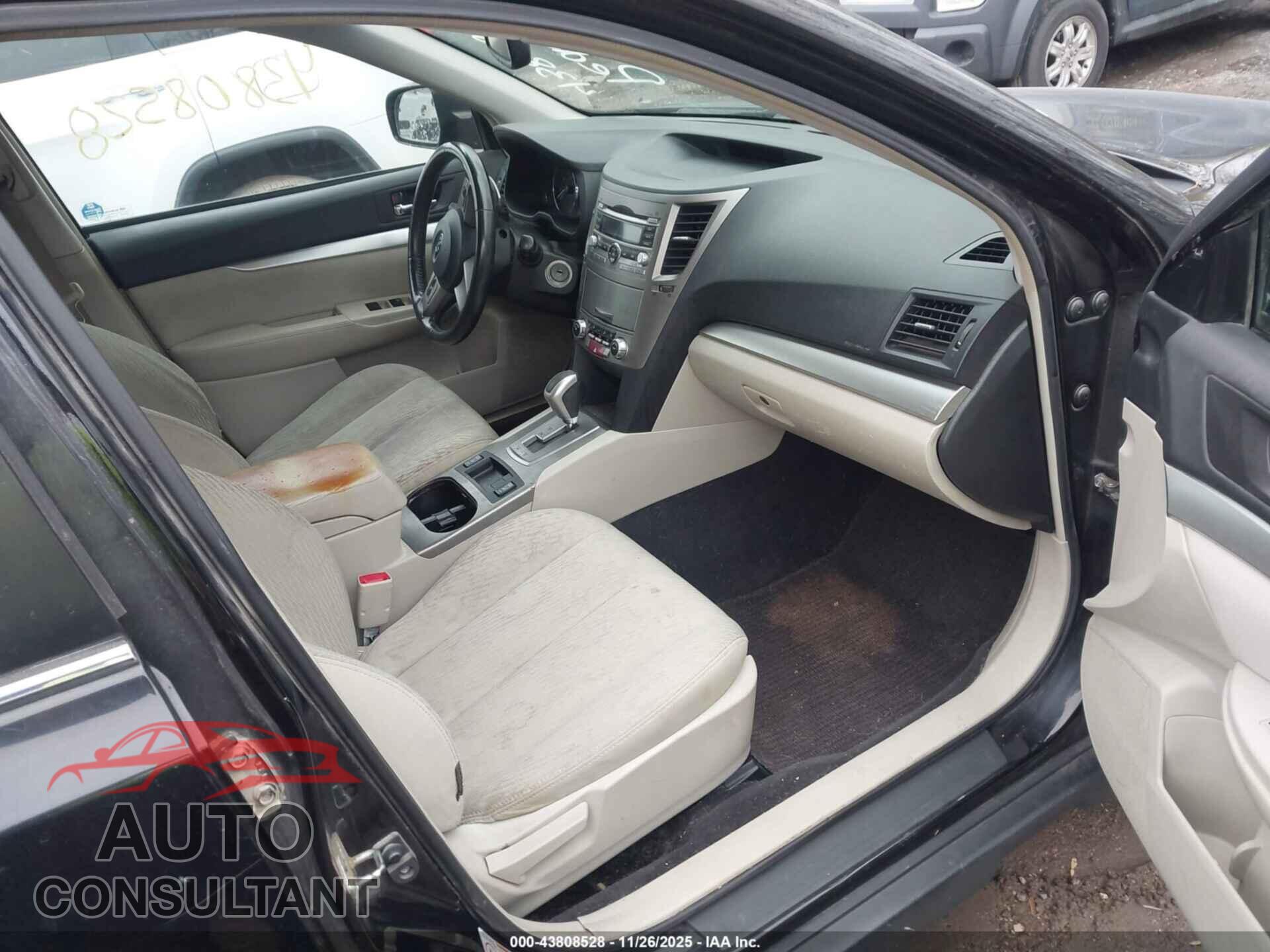 SUBARU OUTBACK 2010 - 4S4BRCCC4A3343038