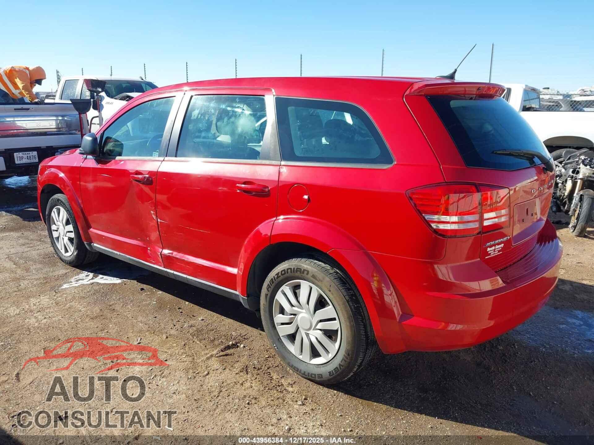 DODGE JOURNEY 2015 - 3C4PDCAB5FT588378