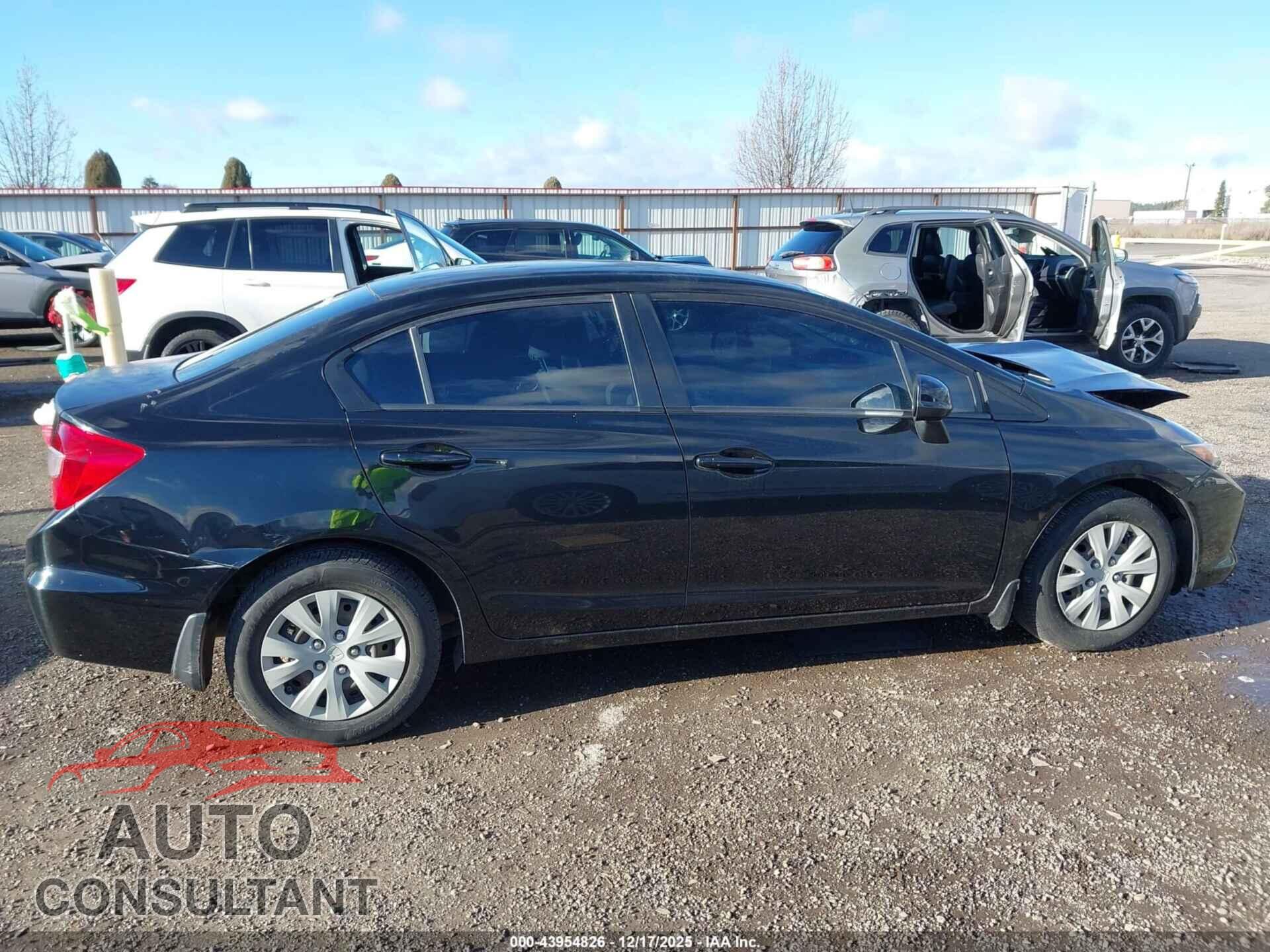 HONDA CIVIC 2012 - JHMFB2F51CS000387