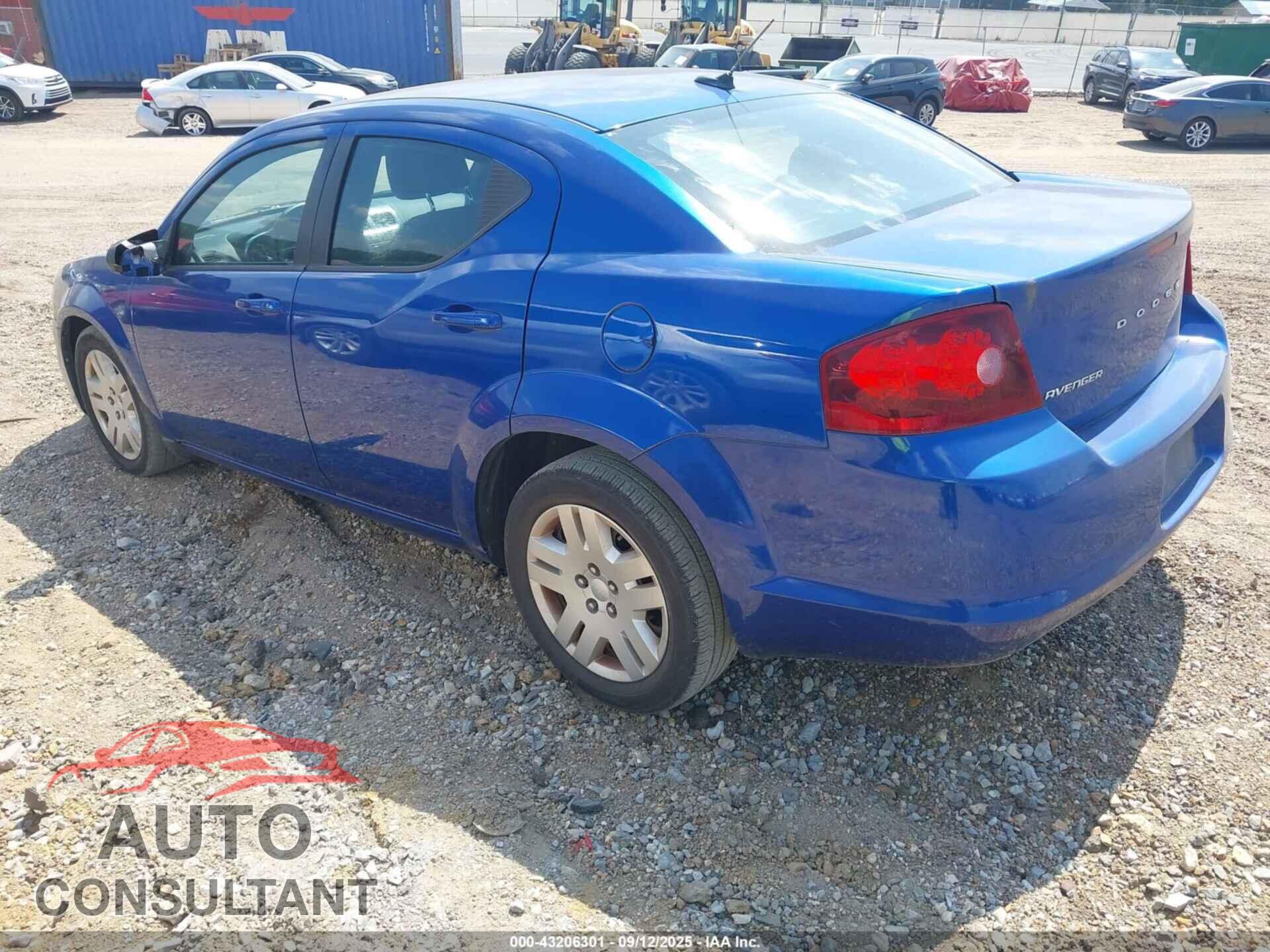 DODGE AVENGER 2013 - 1C3CDZAB2DN623039