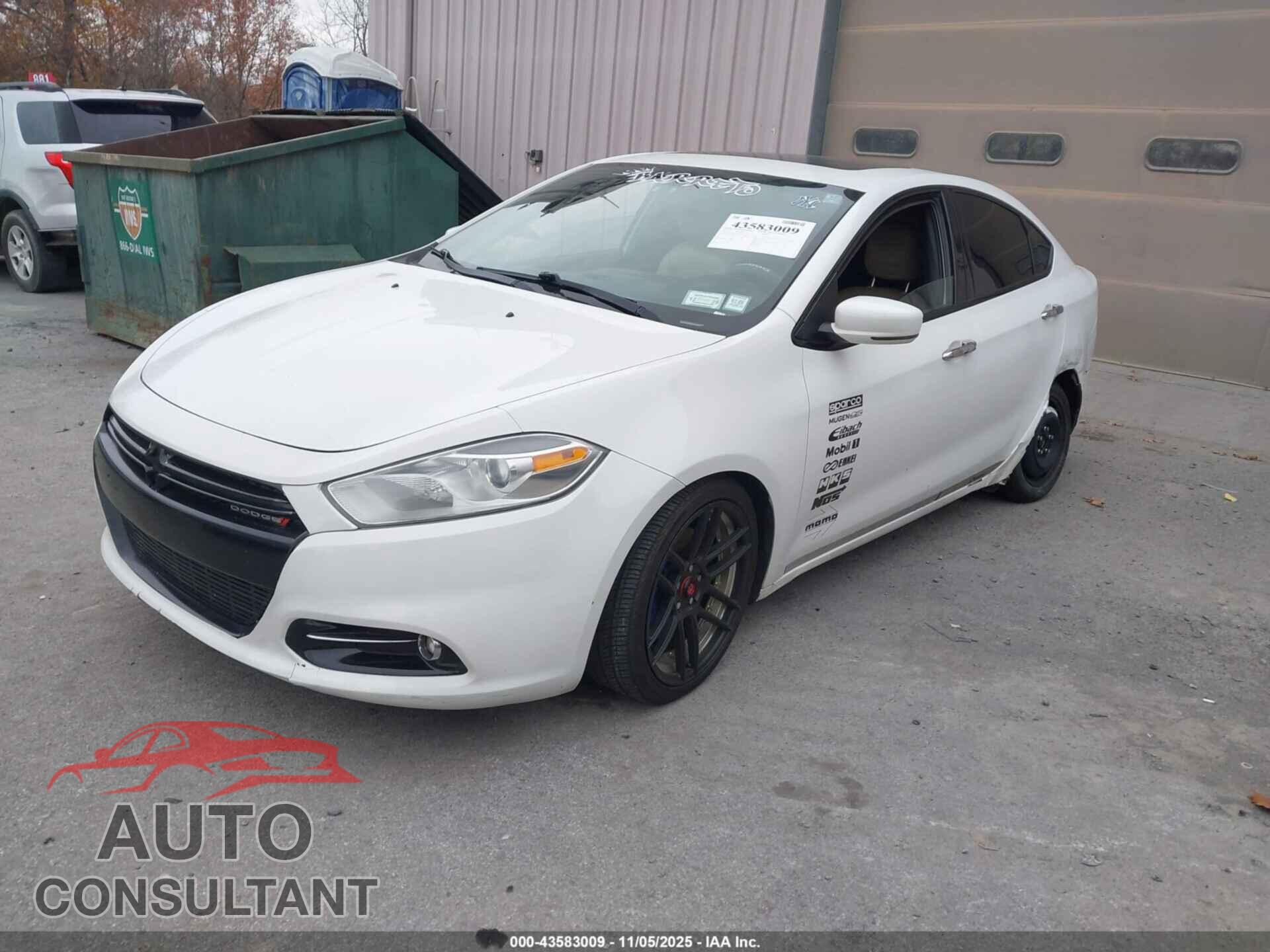 DODGE DART 2013 - 1C3CDFCA2DD326572