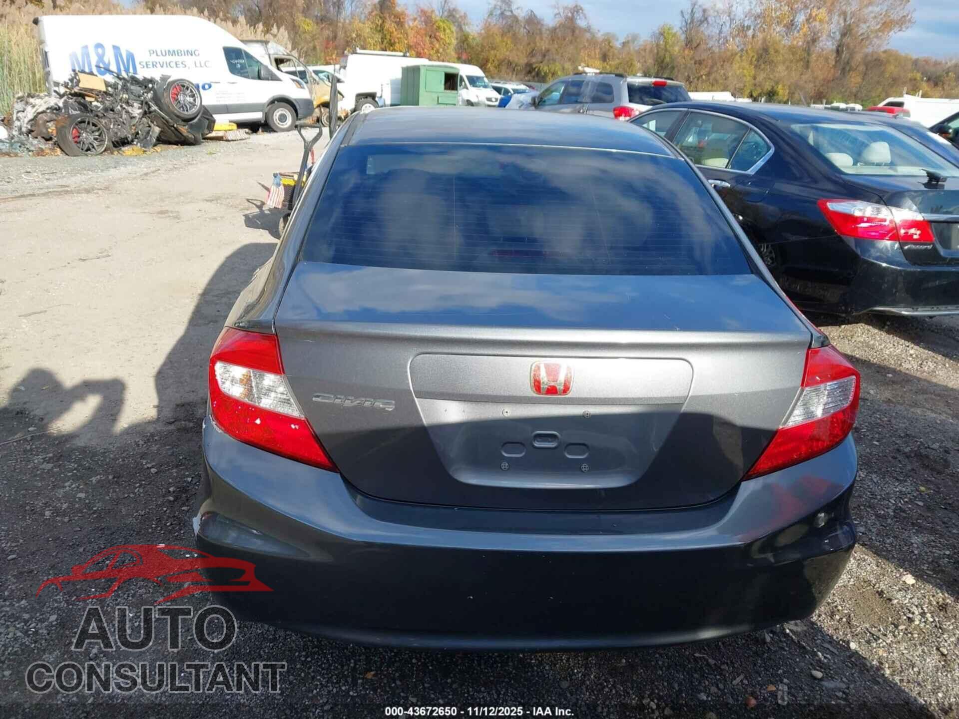 HONDA CIVIC 2012 - 2HGFB2F82CH316577