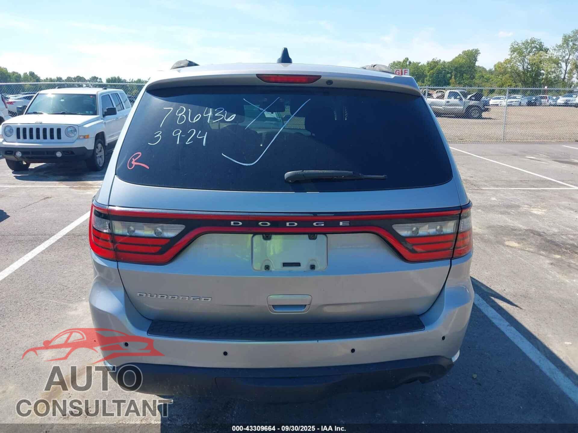 DODGE DURANGO 2015 - 1C4RDHAG1FC786436