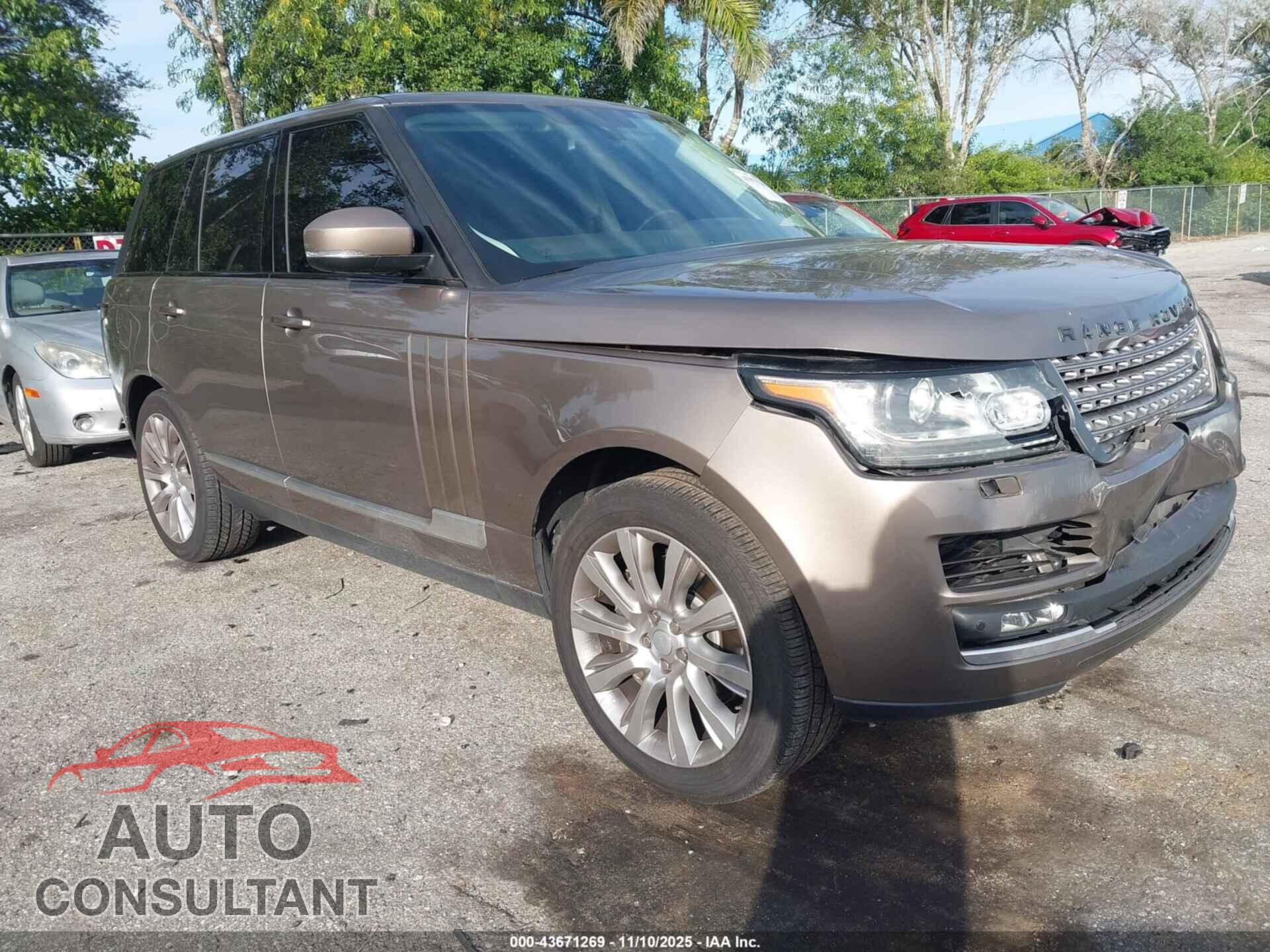 LAND ROVER RANGE ROVER 2016 - SALGS2EF6GA262717