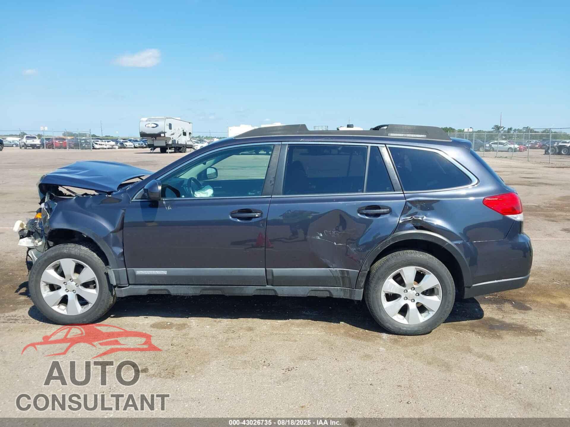 SUBARU OUTBACK 2011 - 4S4BRBLC5B3314773
