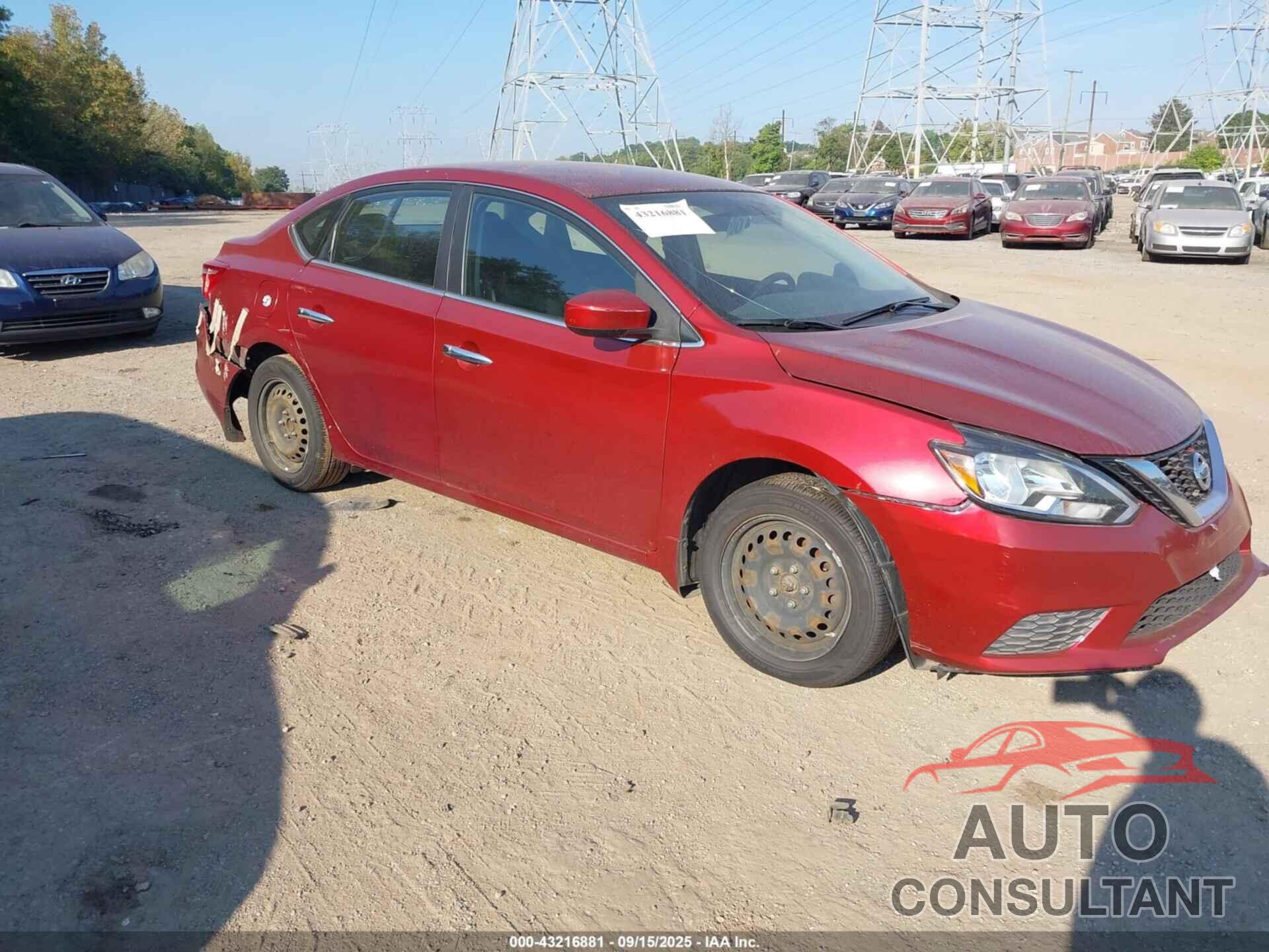 NISSAN SENTRA 2016 - 3N1AB7AP7GY240068