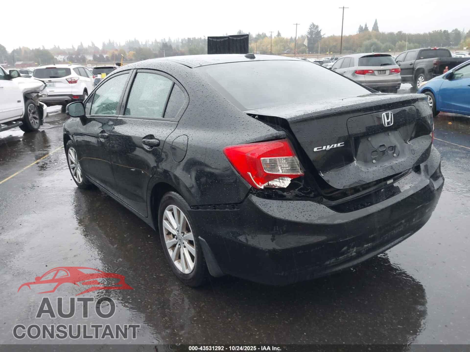 HONDA CIVIC 2012 - 2HGFB2F92CH513922
