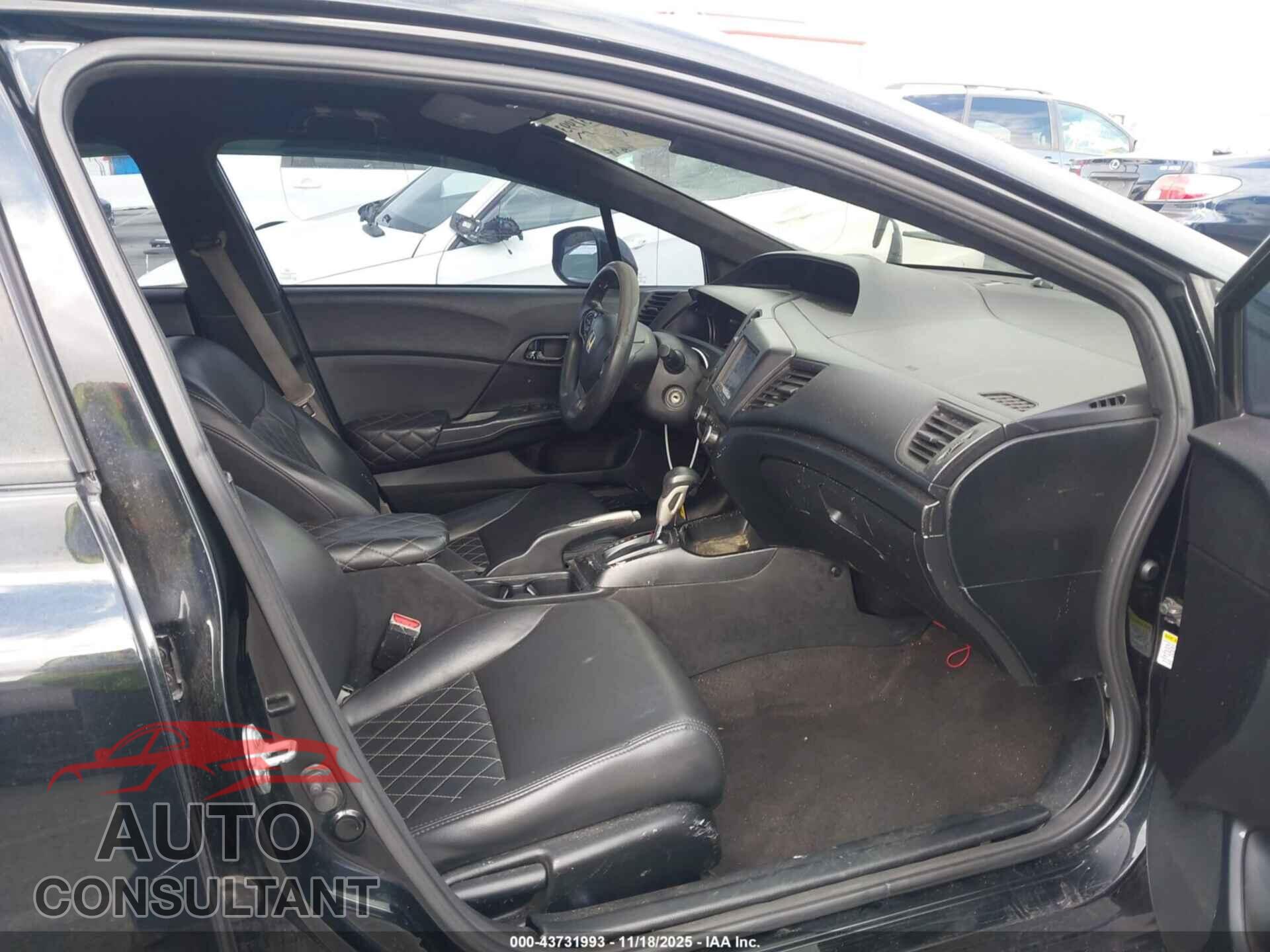 HONDA CIVIC 2012 - 19XFB2F59CE302899