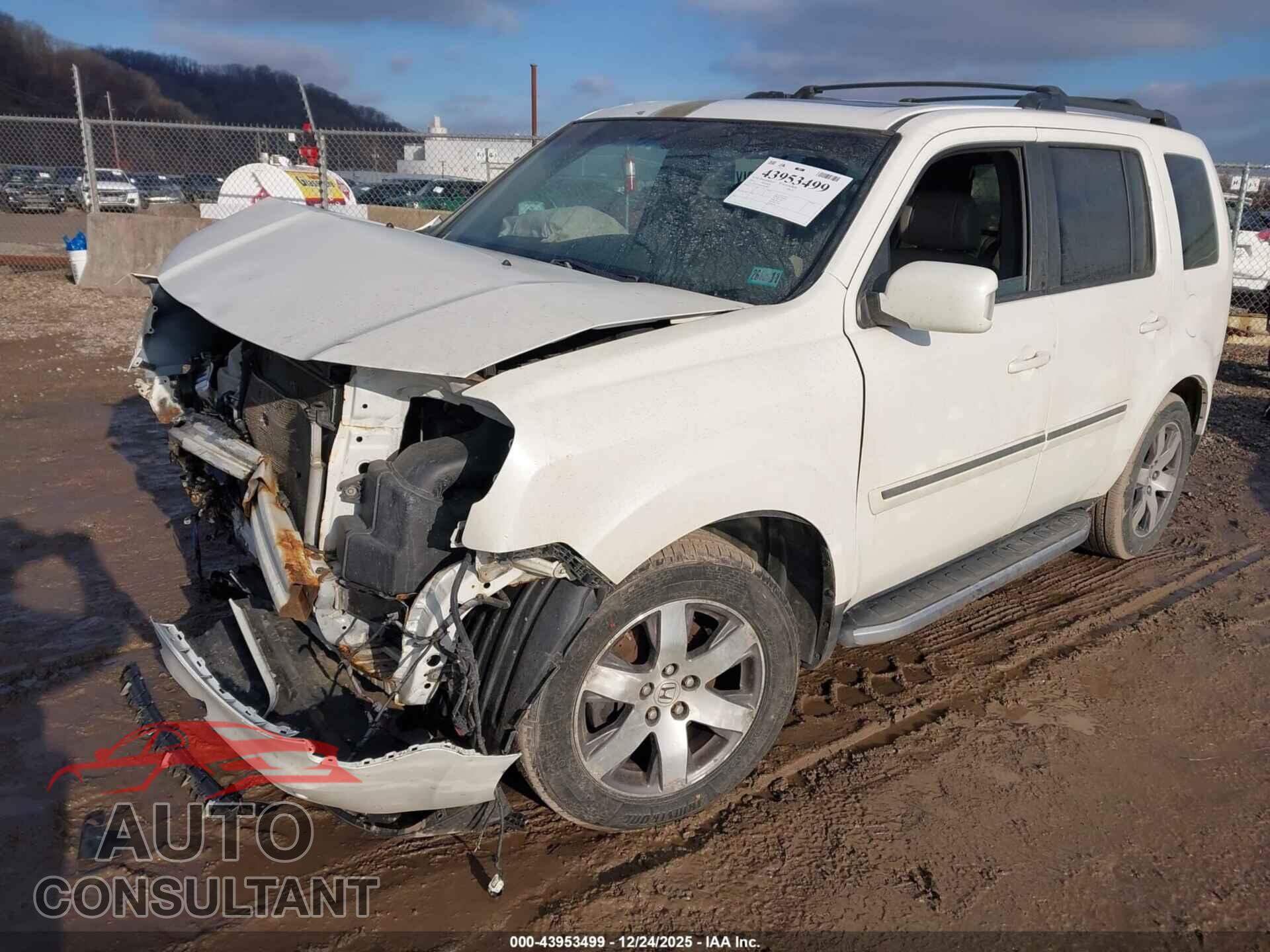 HONDA PILOT 2012 - 5FNYF4H90CB044887