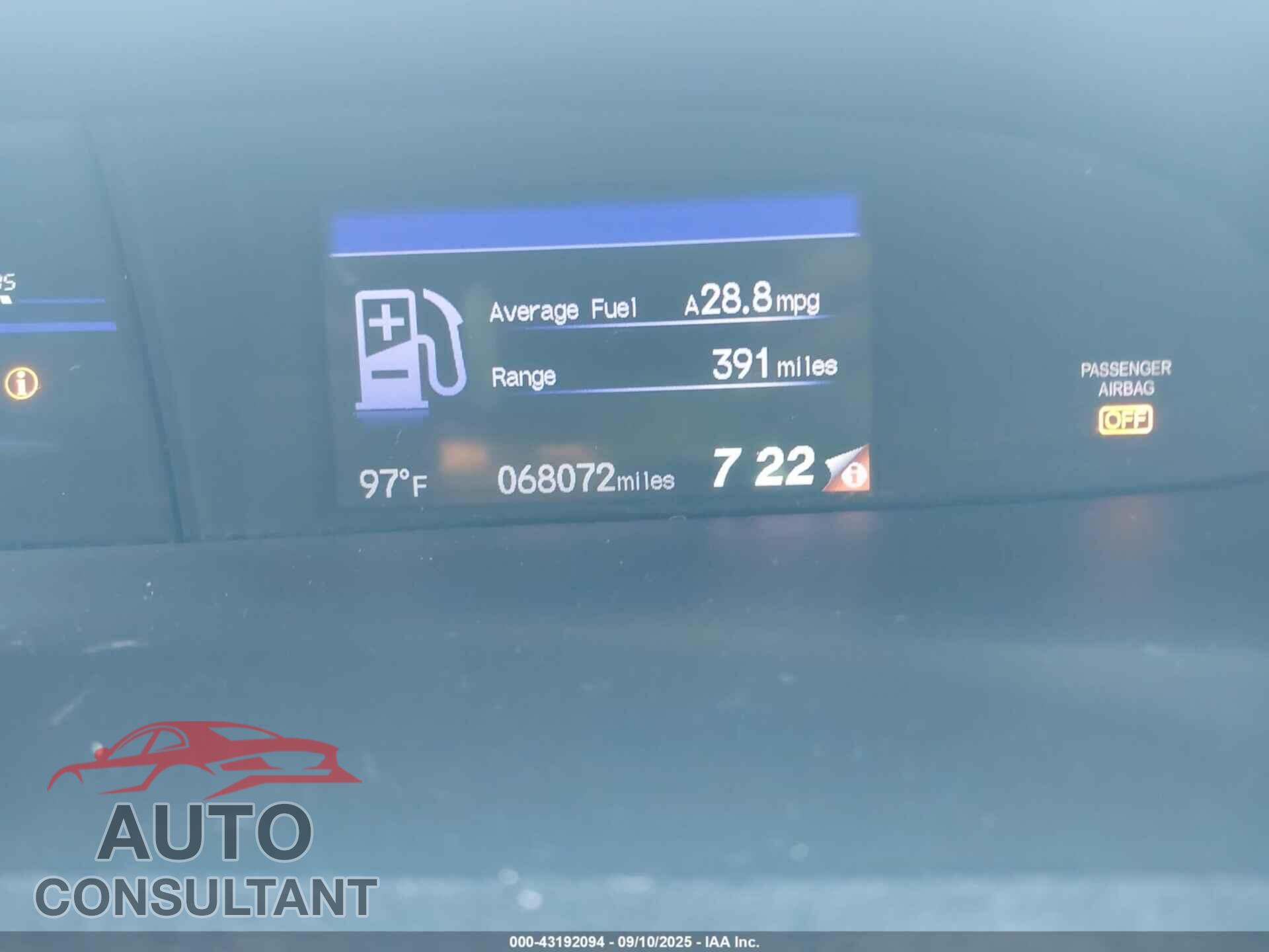HONDA CIVIC 2015 - 19XFB2F85FE113598