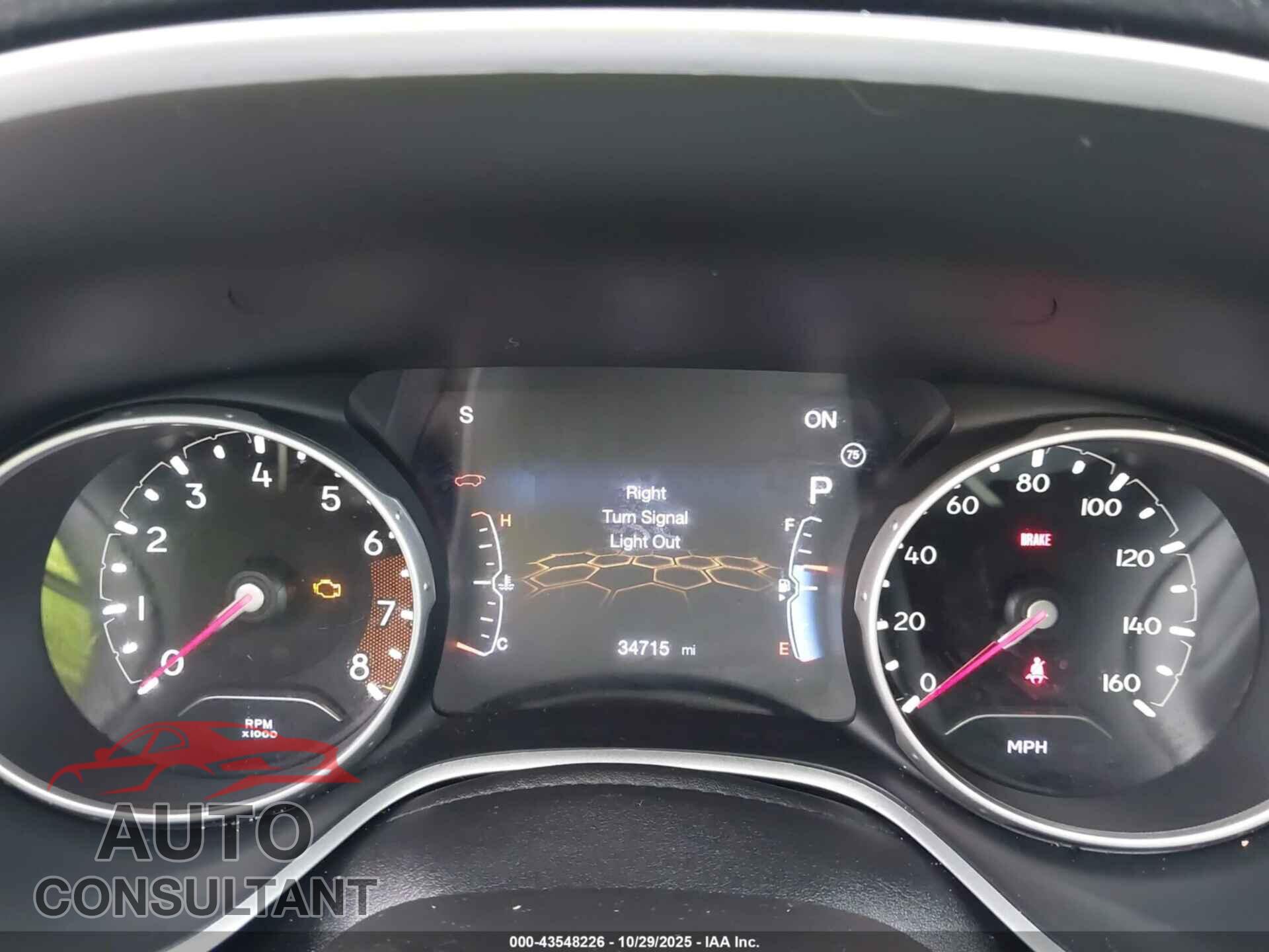JEEP COMPASS 2020 - 3C4NJDBB5LT157233