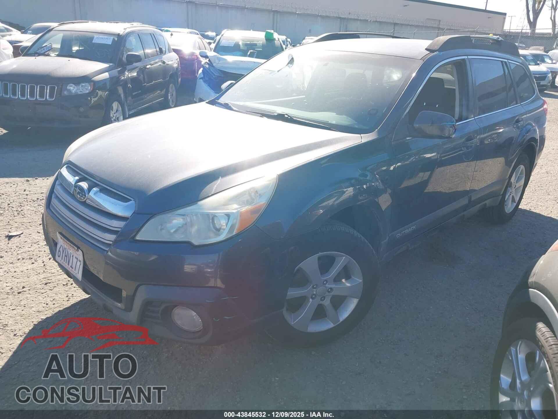 SUBARU OUTBACK 2013 - 4S4BRBCC7D3222762