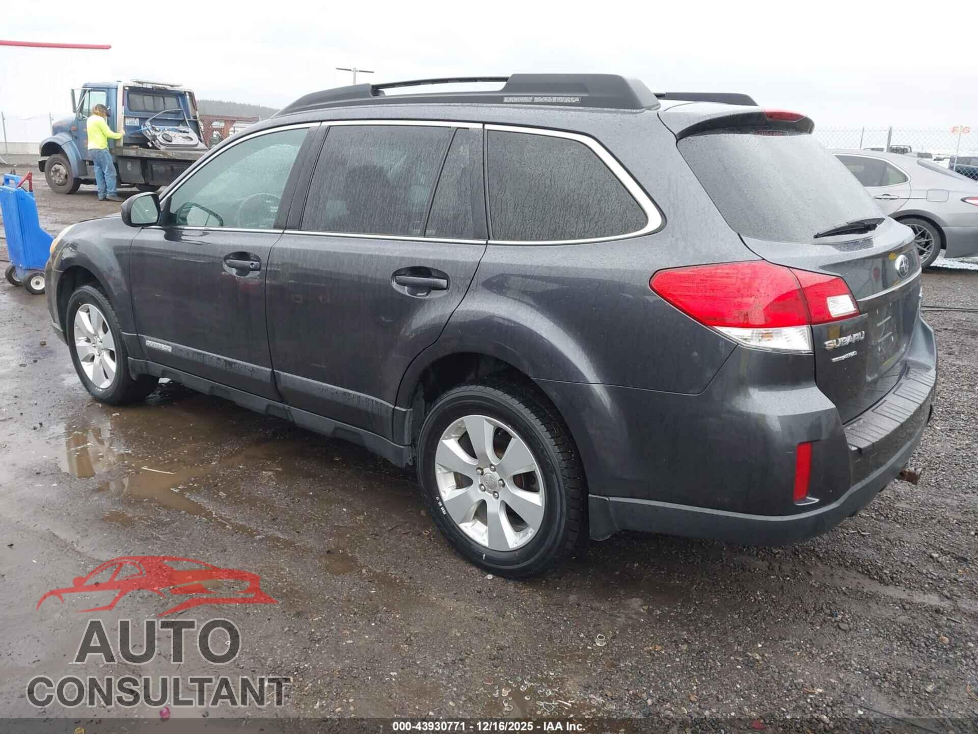SUBARU OUTBACK 2011 - 4S4BRBCC1B3416958