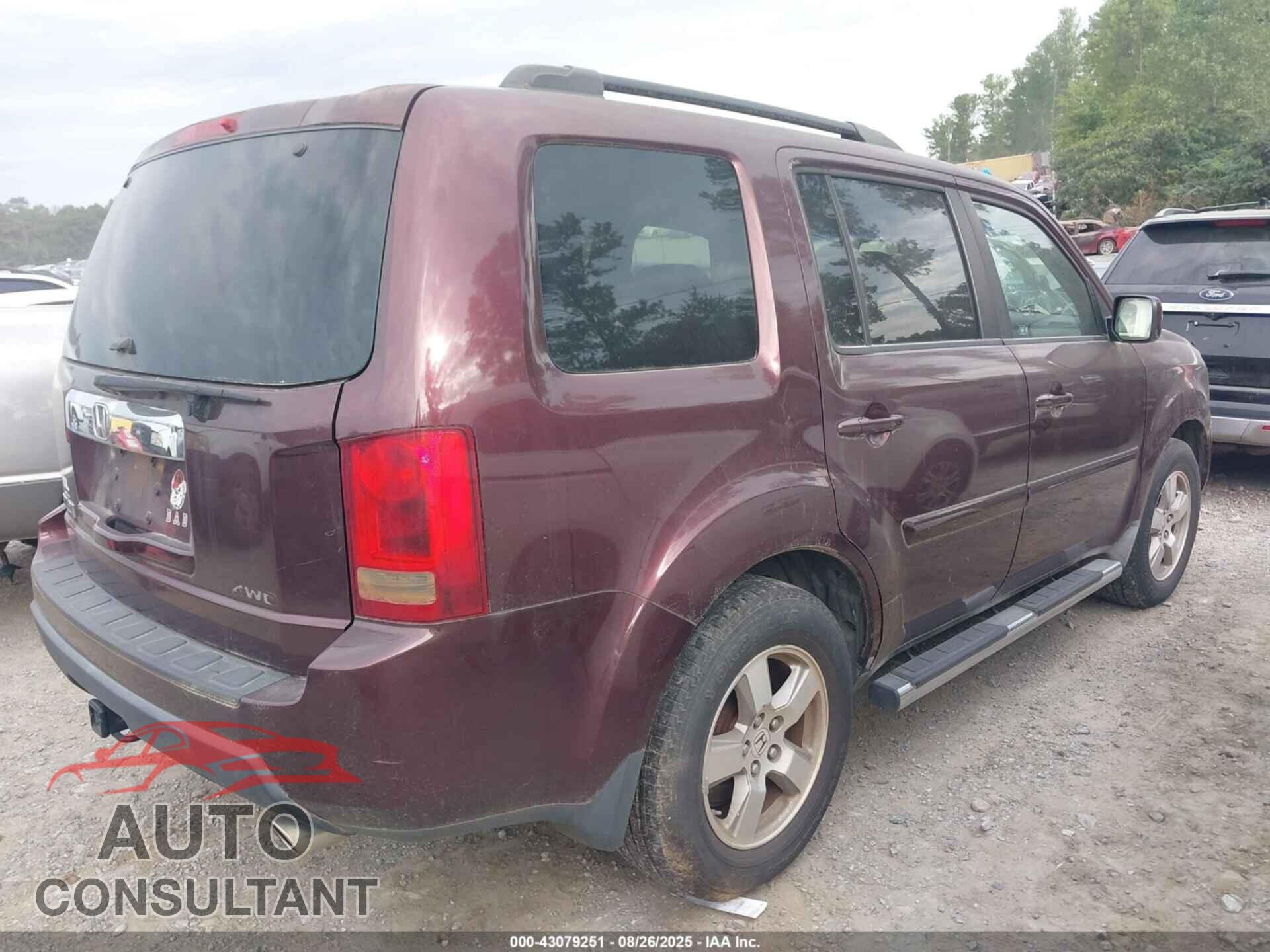 HONDA PILOT 2009 - 5FNYF48439B005191