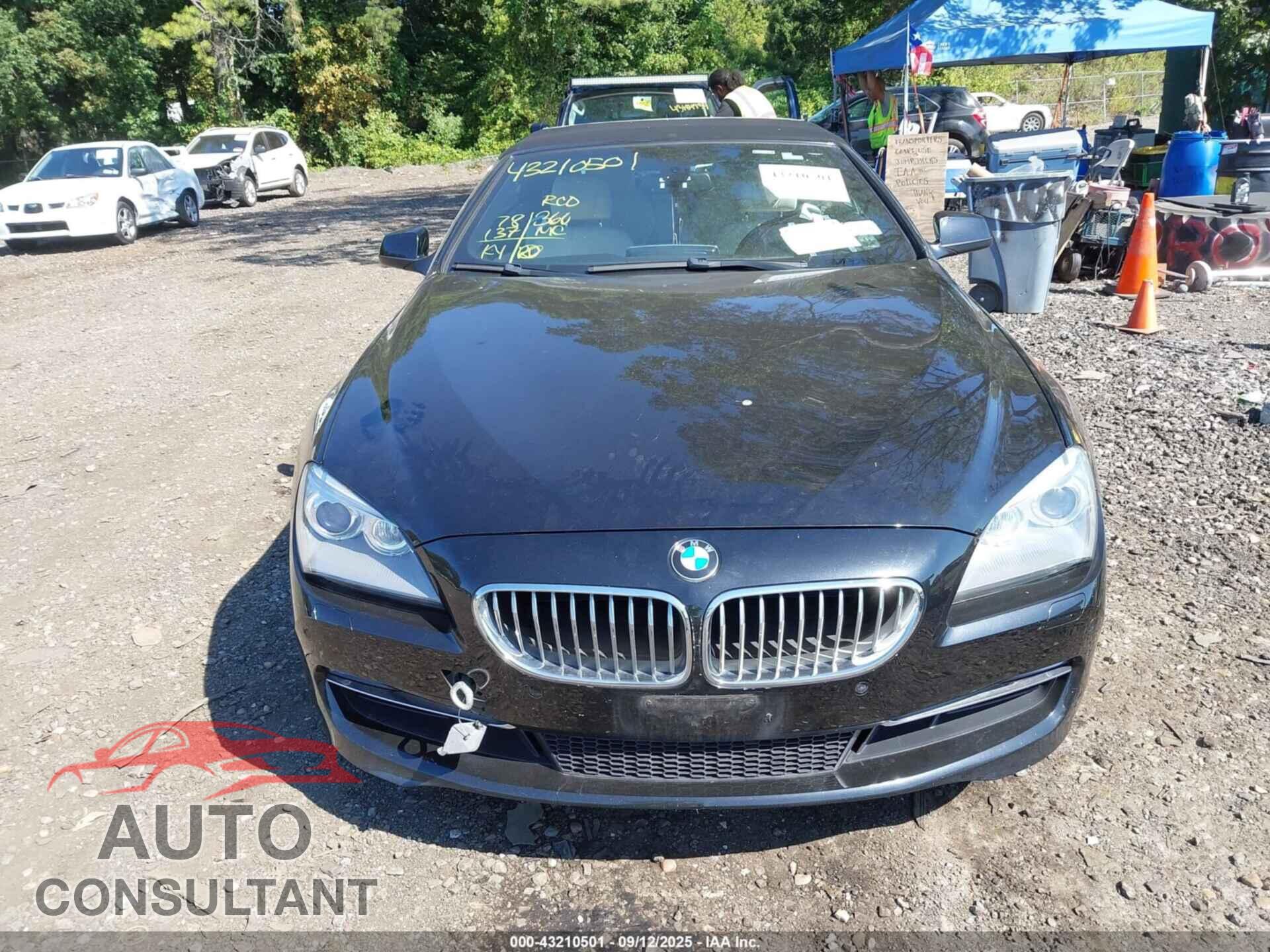 BMW 650I 2012 - WBALZ3C59CDL72152